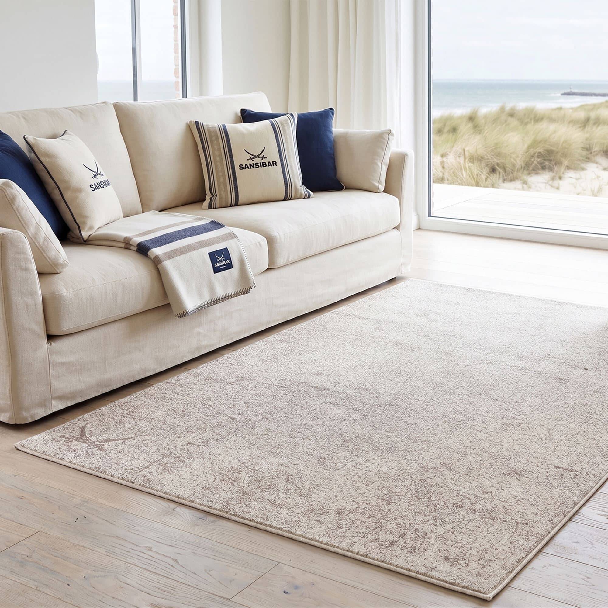 SANSIBAR Flachwebteppich Heide SA-036