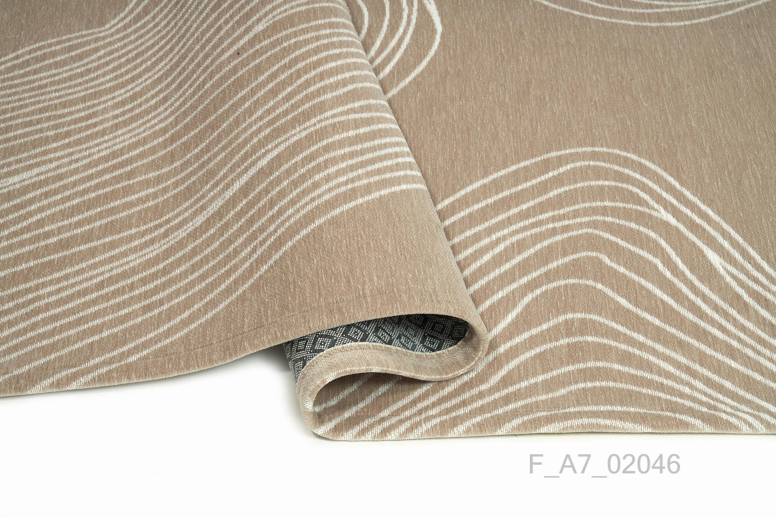 Moderner Teppich ETNA BEIGE - Waschbarer Teppich