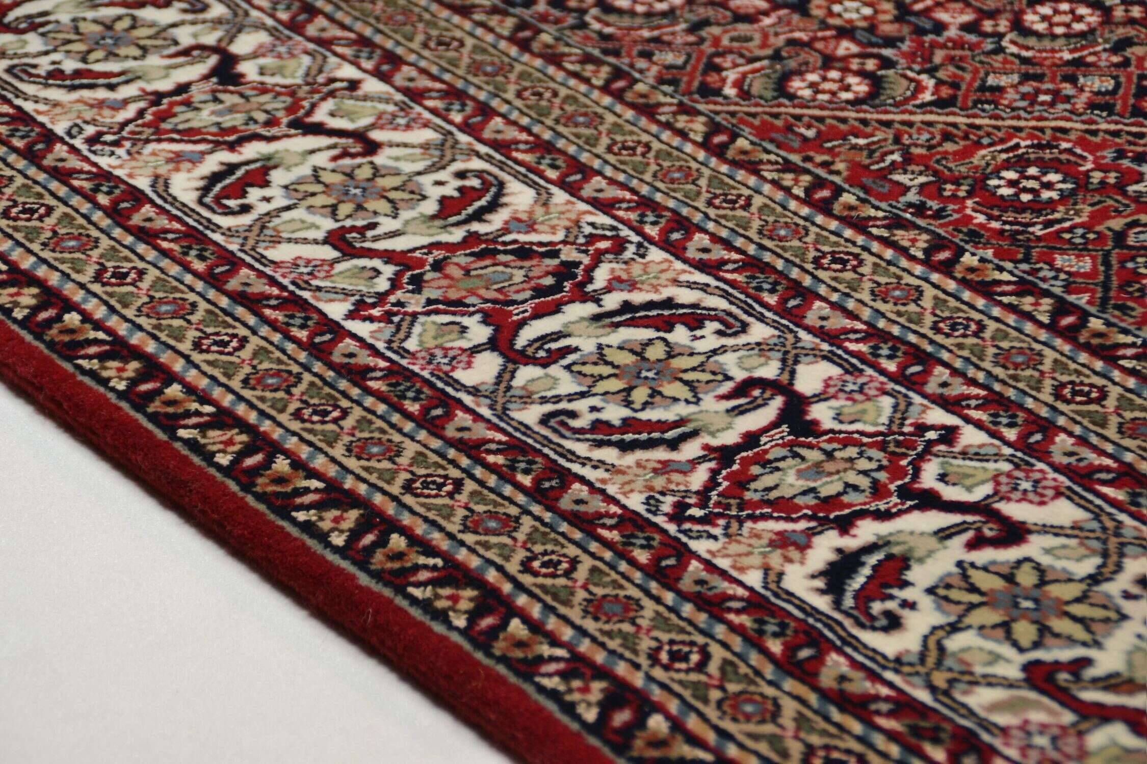 sirsaseta_silkbidjar_redcream_100415_3 Sirsa Silk Design Bidjar Medallion im Wunschmaß