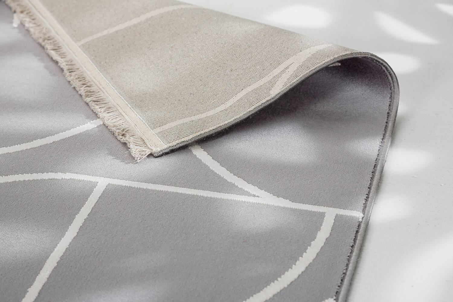 Schöner Wohnen Teppich Magic 6104-222 Flachgewebe silber Schöner Wohnen Teppich Magic 6104-222 Flachgewebe silber
