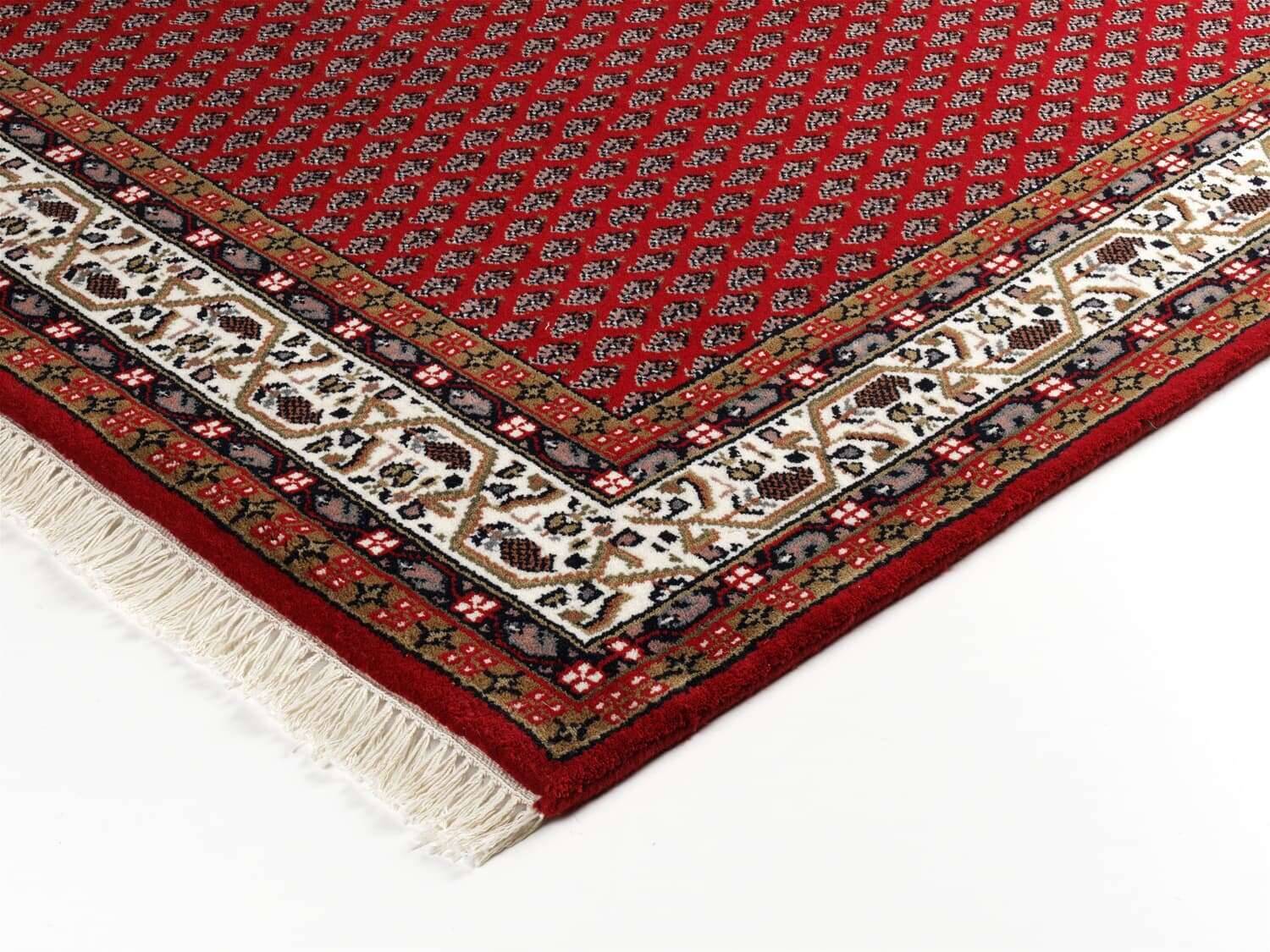 1152-916-3lX4i9pCqNj5hA Orientteppich Mir Sakki Handgeknüpft reine Schurwolle Natur Teppich