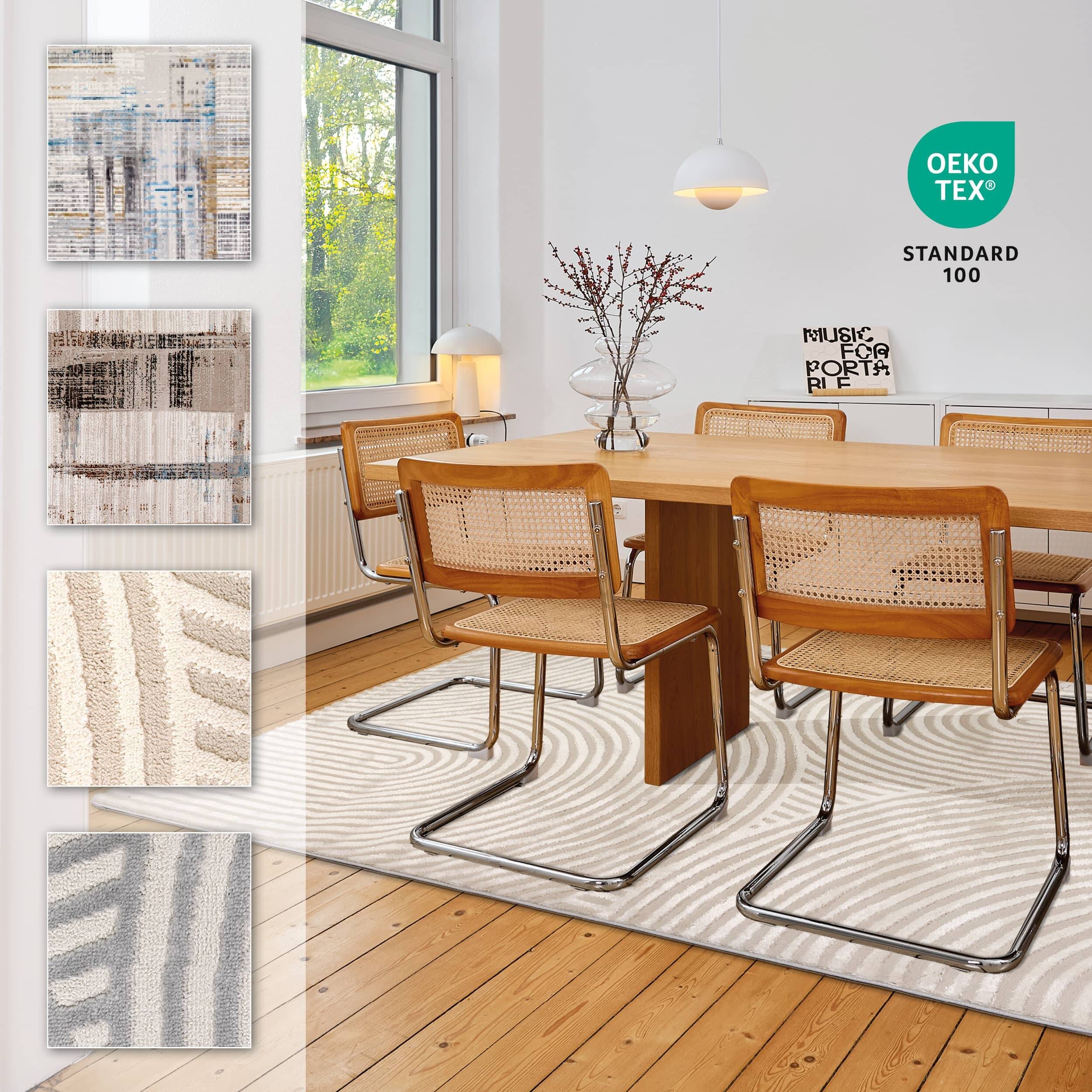 Vintageteppich Jules D.253 C. 003 Kringel creme Vintageteppich Jules D.253 C. 003 Kringel creme