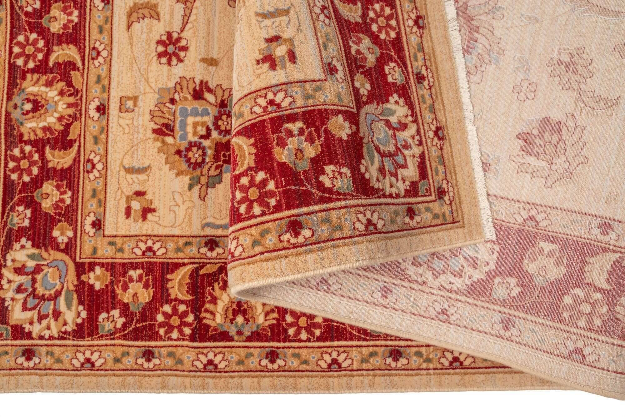 Saharna_2444_205redmulti_422774_9 Teppich Saharna 2444 Webteppich aus reiner Wolle