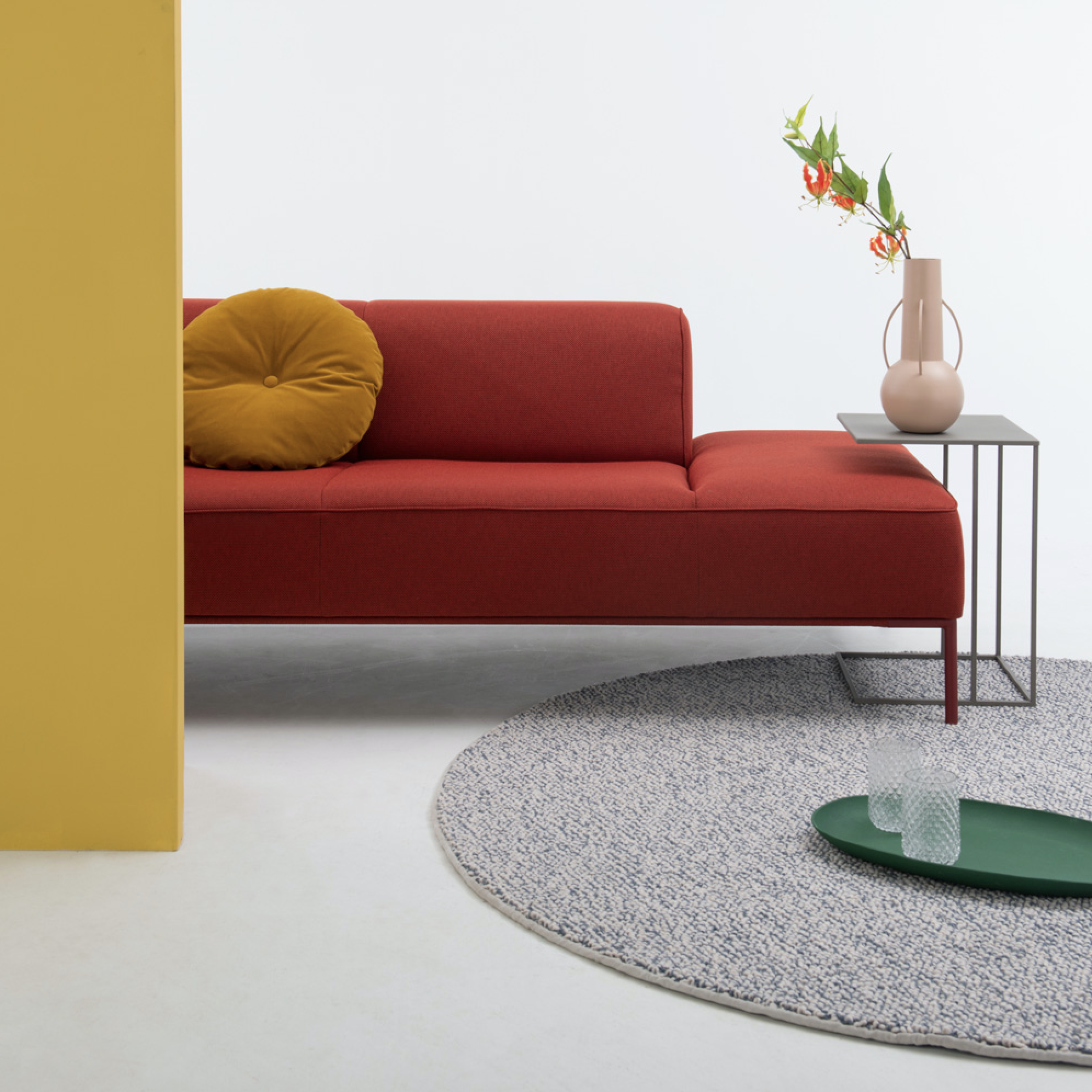 Laurel & Hardy Wollteppich Wunschmaß Camel Laurel & Hardy Wollteppich Wunschmaß Camel