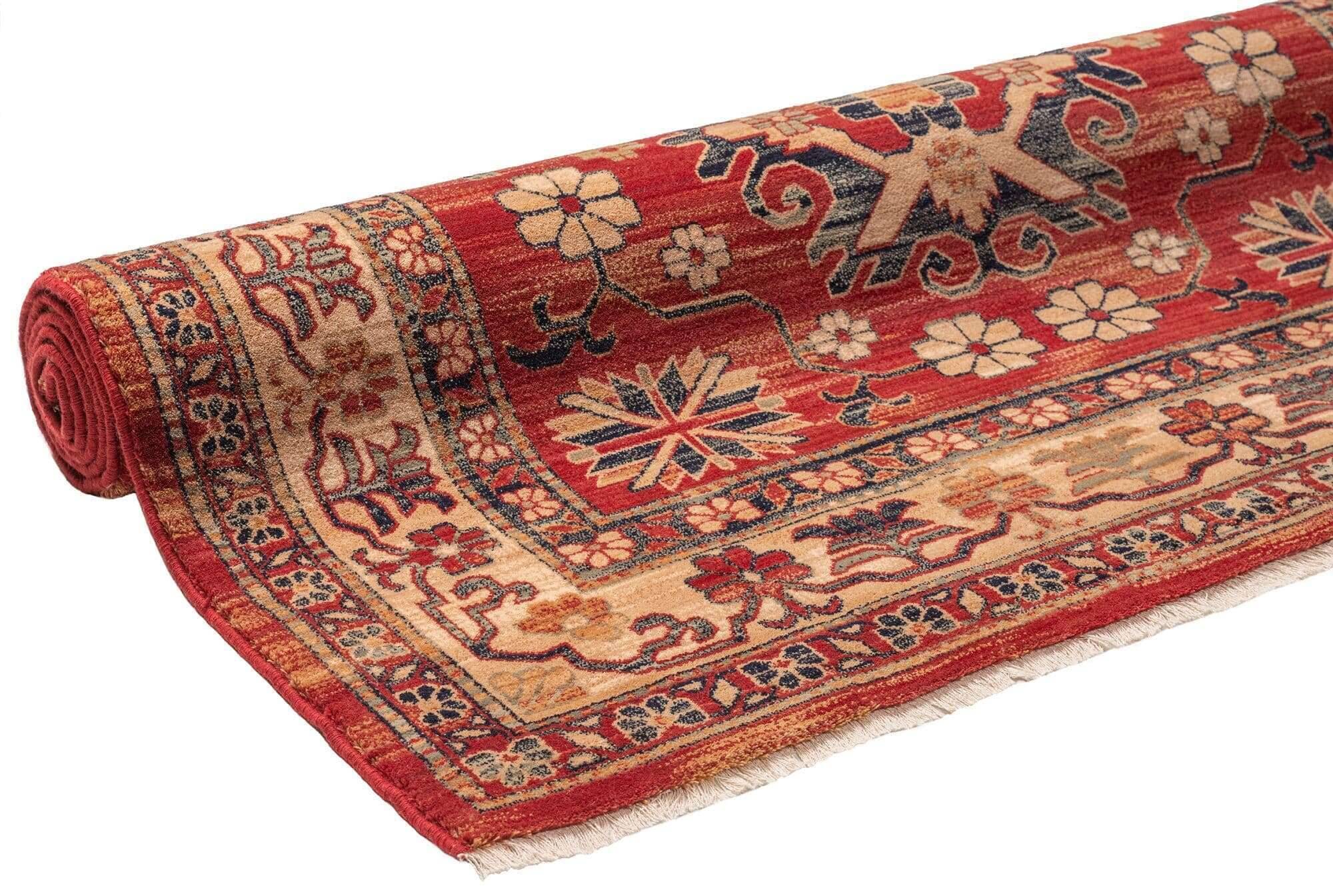 Saharna_2856_205redmulti_422780_11 Teppich Saharna 2856 Webteppich aus reiner Wolle