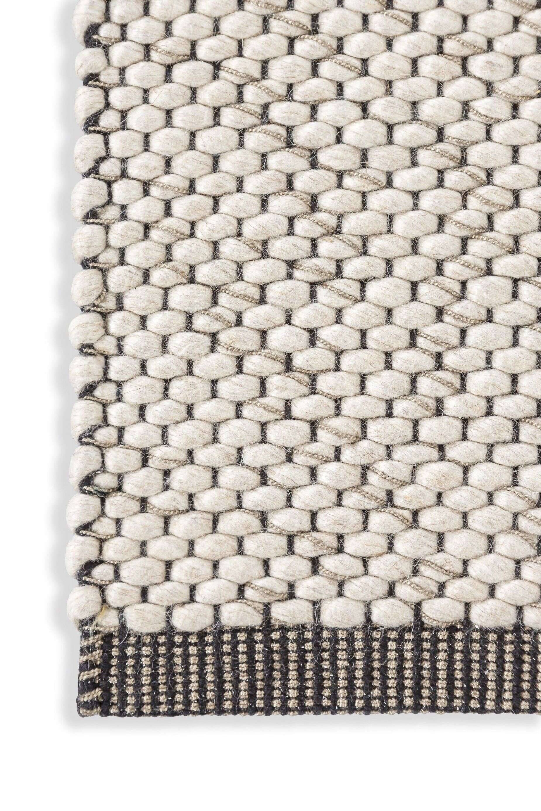 6014_191_007_Miro_Ecke Teppich Loumos 6014-191-007 Teppich Einfarbig Handgewbt