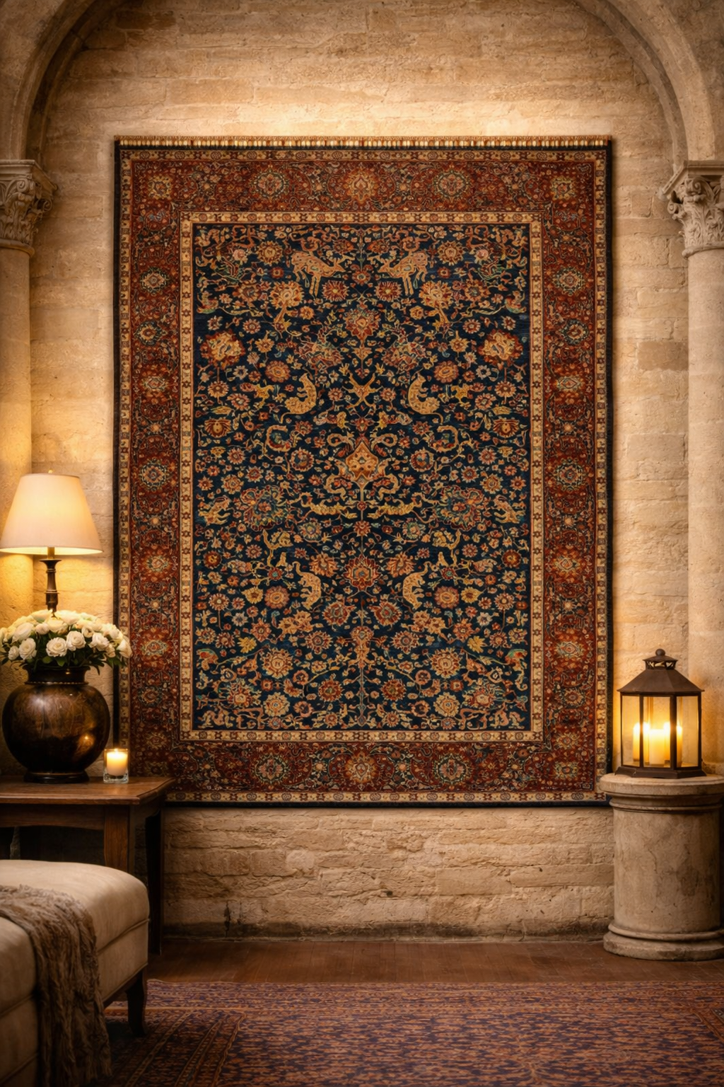 Classic Collection Orientteppich Handgeknüpft 173x240 cm Schurwolle