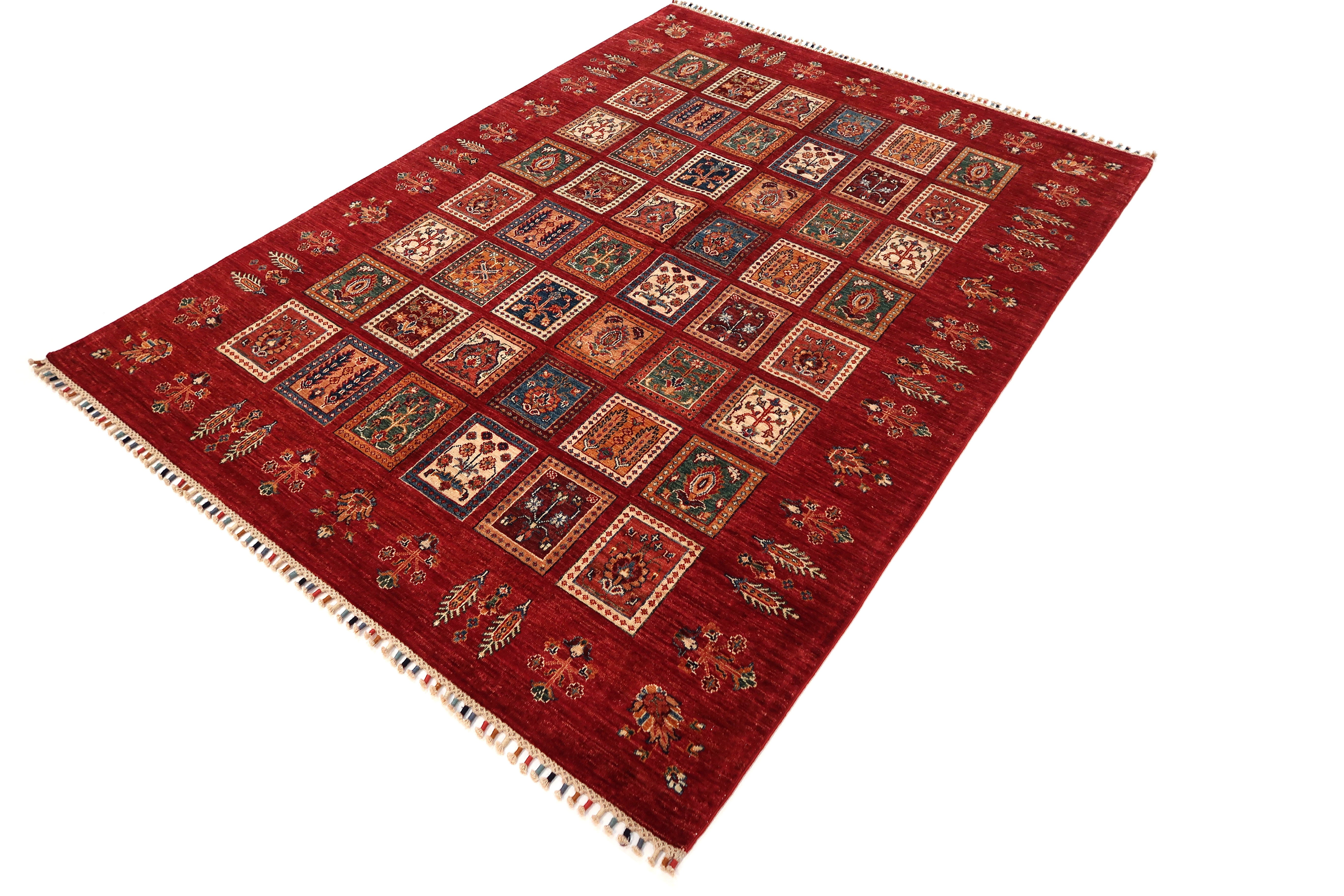 Garden Orientteppich Handgeknüpft 174 x234 cm Schurwolle