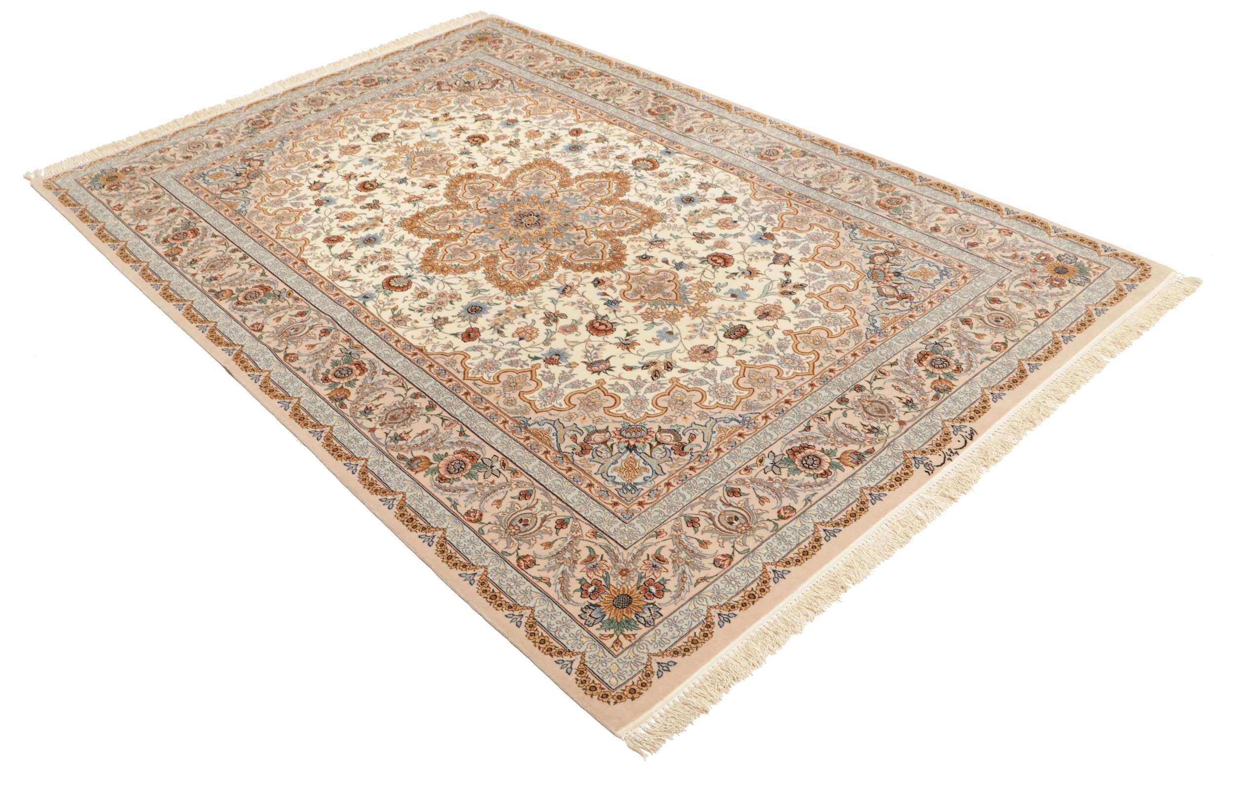Teppich Isfahan Royal 156x234 cm Signiert EINZELSTÜCK