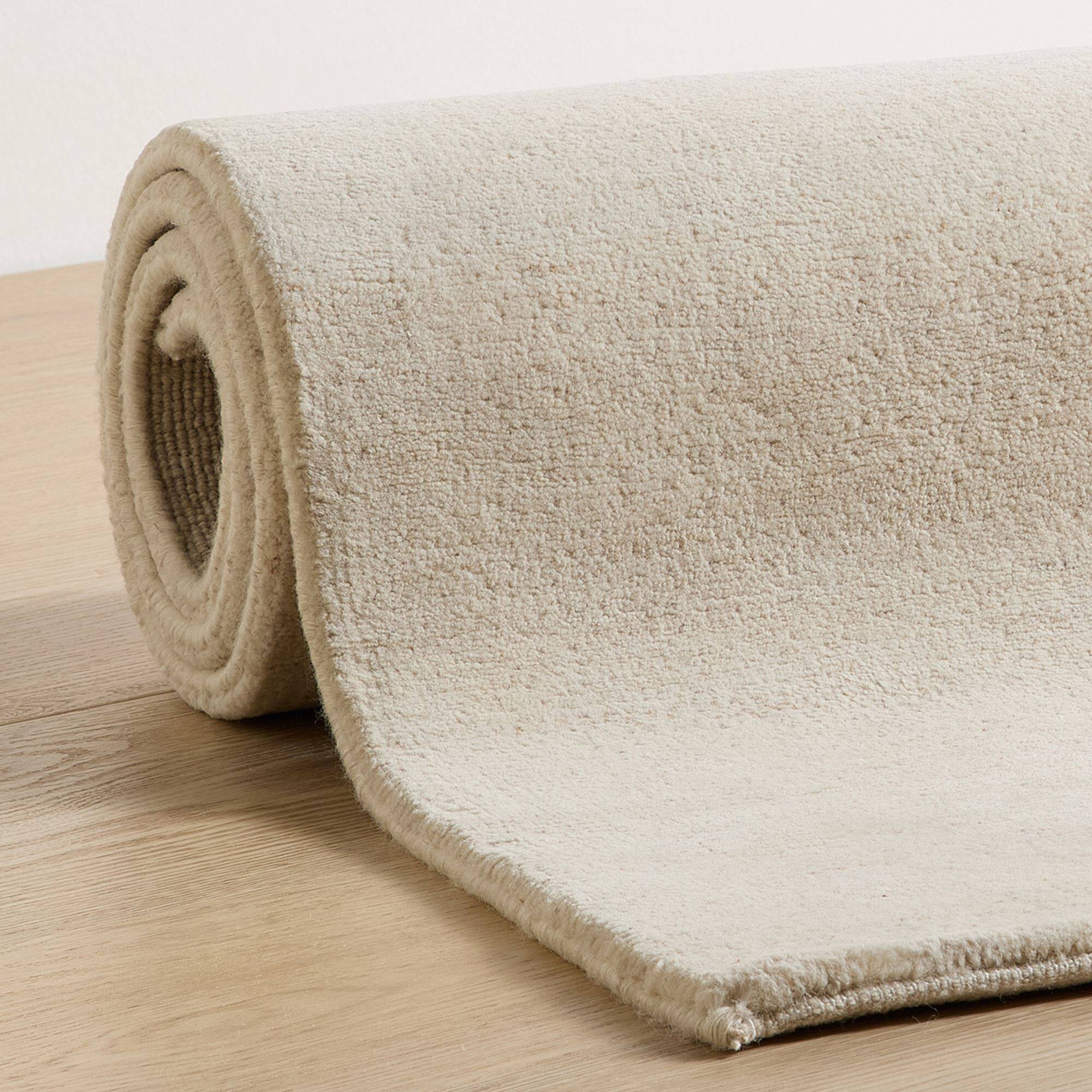 Natur Pur Teppich "Heaven" einfarbig in wollweiß Natur Pur Teppich "Heaven" einfarbig in wollweiß
