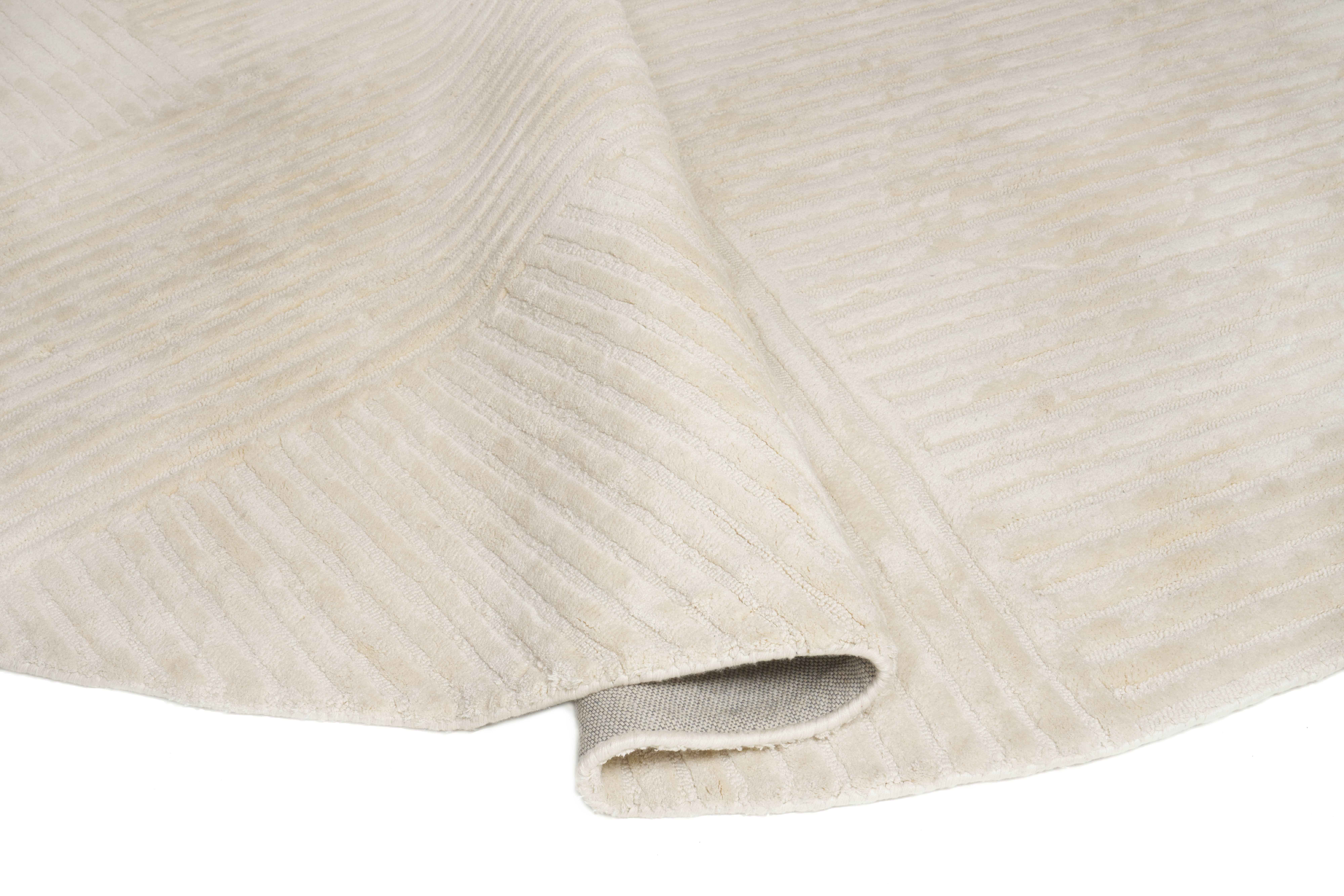 Moderner Teppich SIERRA IVORY OVAL