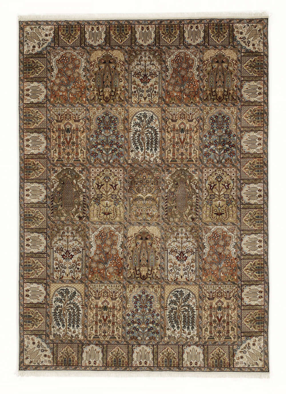 BKSON-907-2 SONAM BAKHTYARI Orientteppich Handgeknüpft Wolle und Seide