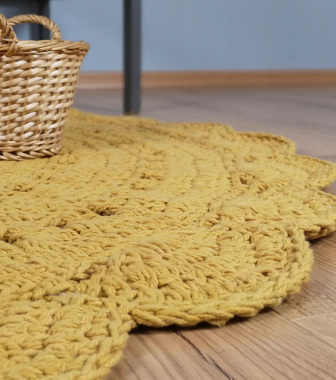 Teppich Passion rund 120 cm Baumwolle