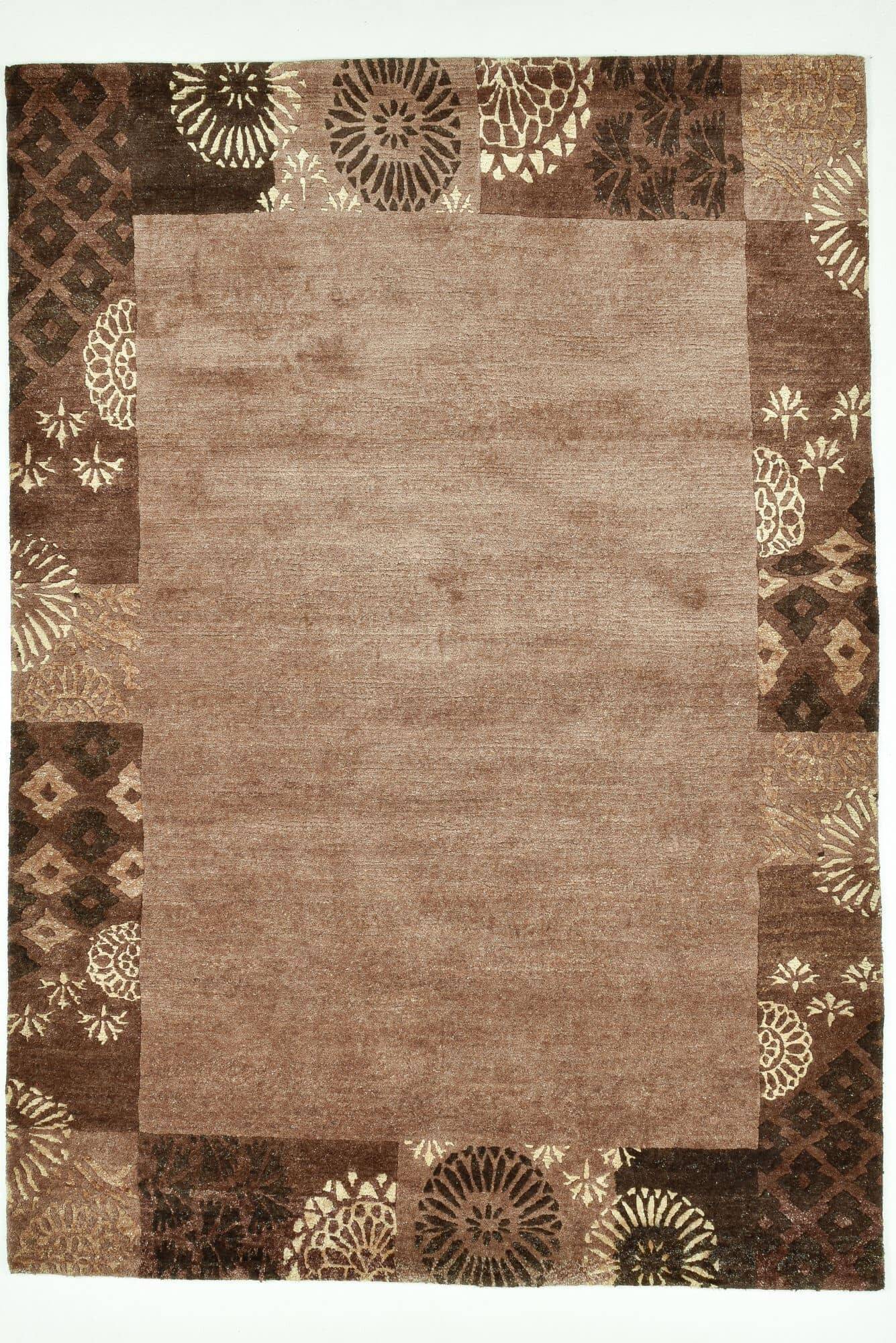 Talonga Silk Nepal Teppich Bordüre Handgeknüpft Talonga Silk Nepal Teppich Bordüre Handgeknüpft