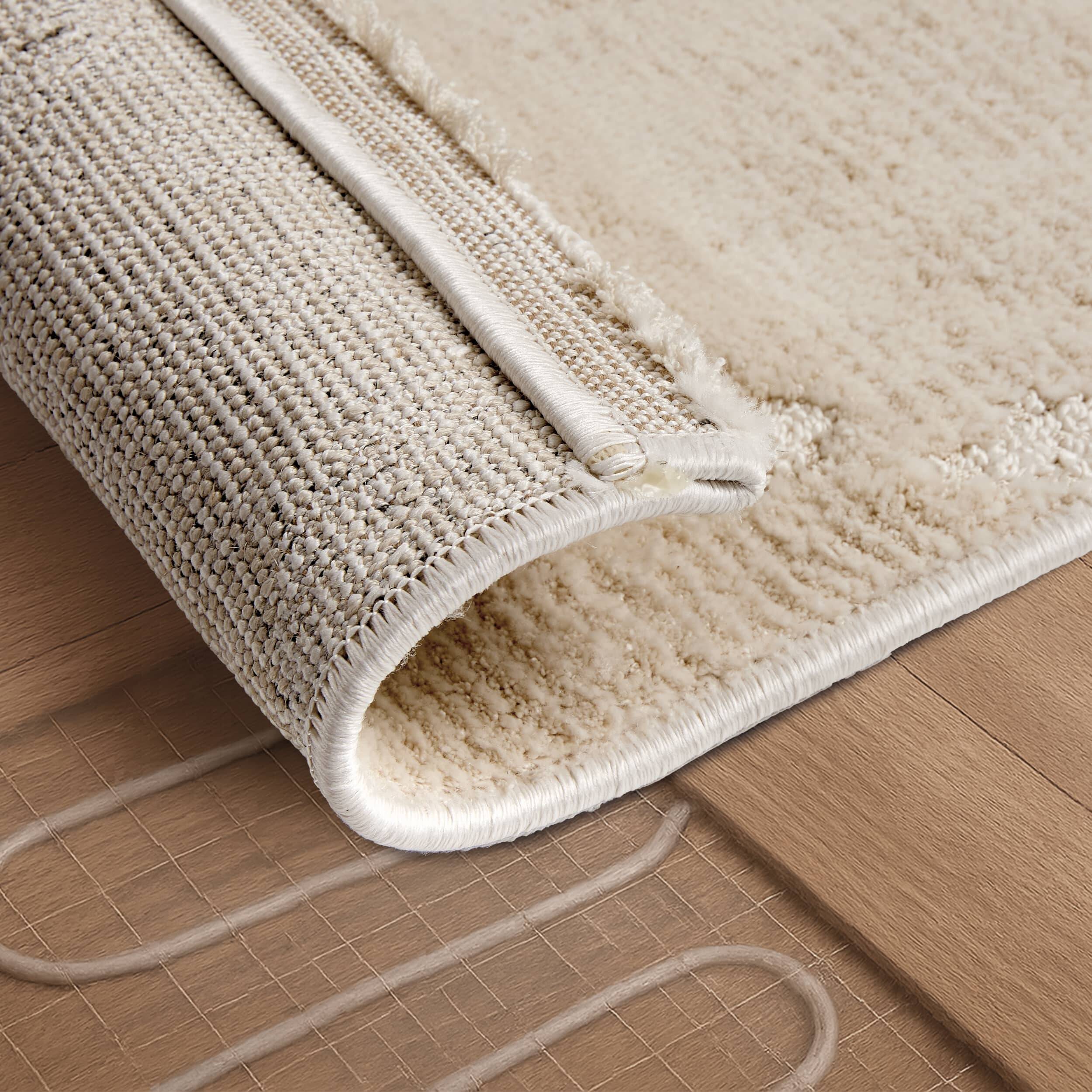 Wohnteppich Lou D.252 C.006 Rauten creme