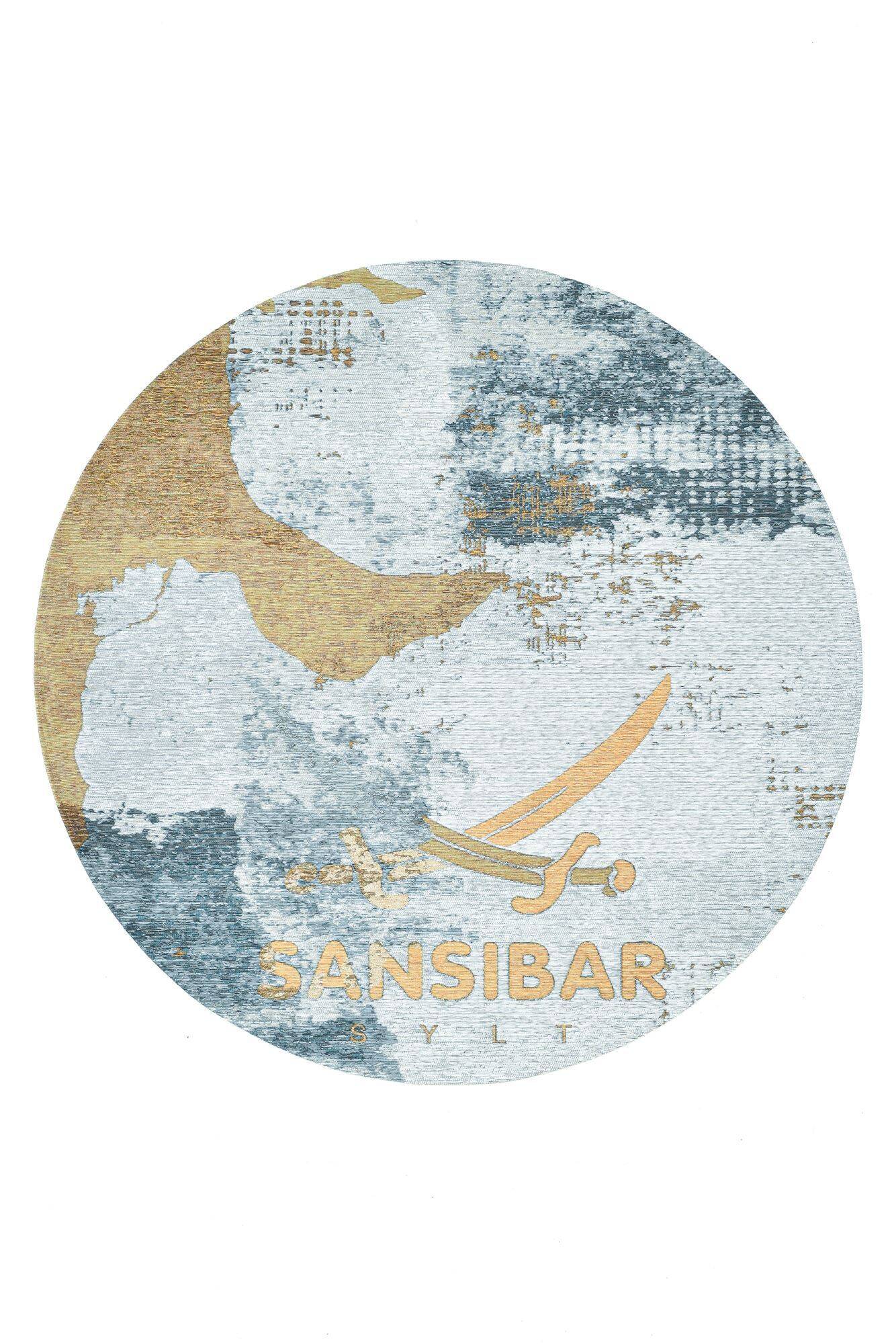 Sansibar Flachgewebe Design Teppich Keitum Rund Sansibar Flachgewebe Design Teppich Keitum Rund