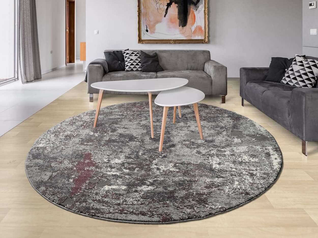 JUW01-573-21 Juwel Liray OCI Teppich in rund Modern Vintage Teppich