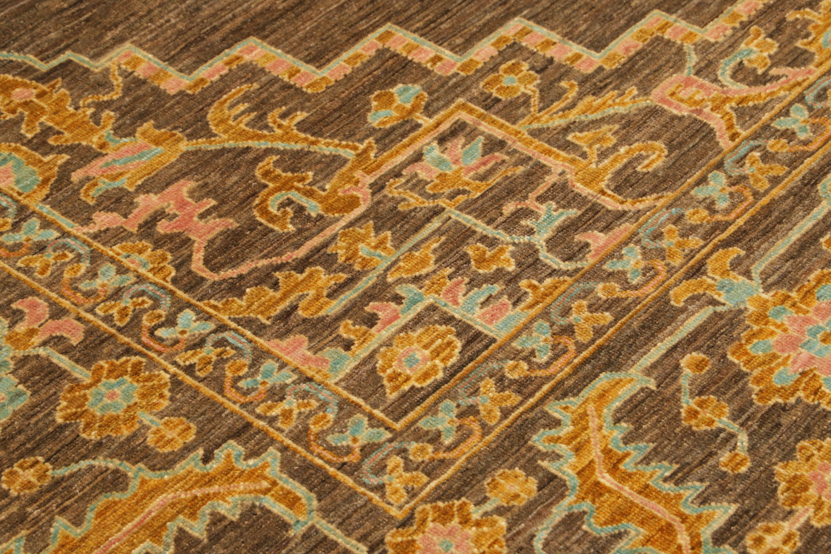 Ziegler Teppich 247x306 cm Orientteppich beige Handgeknüpft Wolle