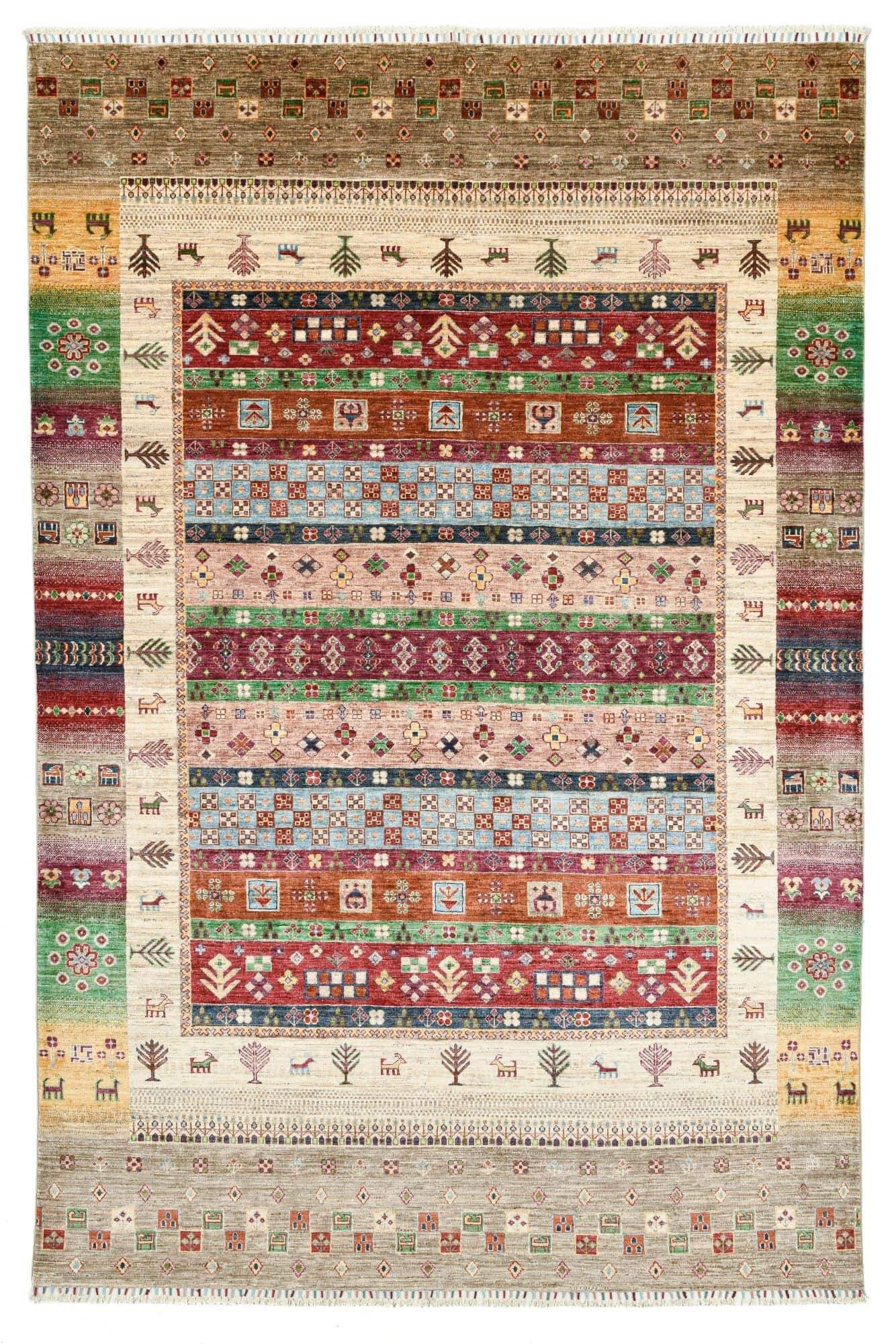 Kandashah Ziegler Handgeknüpft Schurwolle ca.205x303cm Kandashah Ziegler Handgeknüpft Schurwolle ca.205x303cm