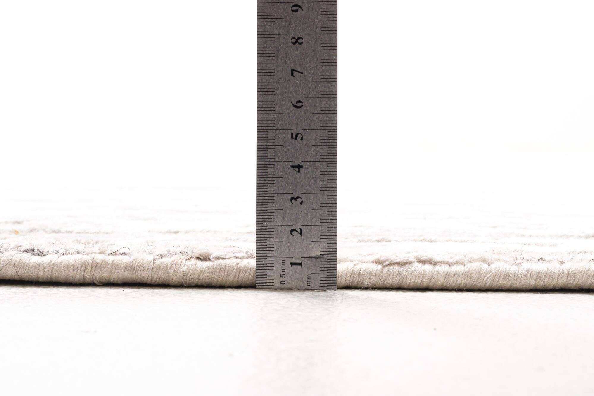 victoria_zo-2749-18_650grey_415391_5 Victoria Moderner Teppich 160x230cm Viskose Wolle beige mit grau