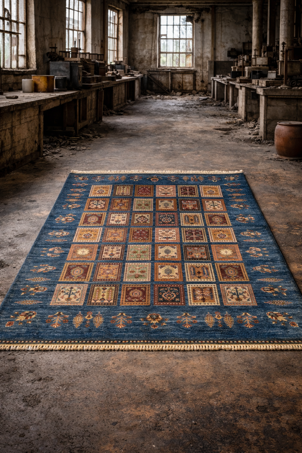 Garden Orientteppich Handgeknüpft 173x251 cm Schurwolle