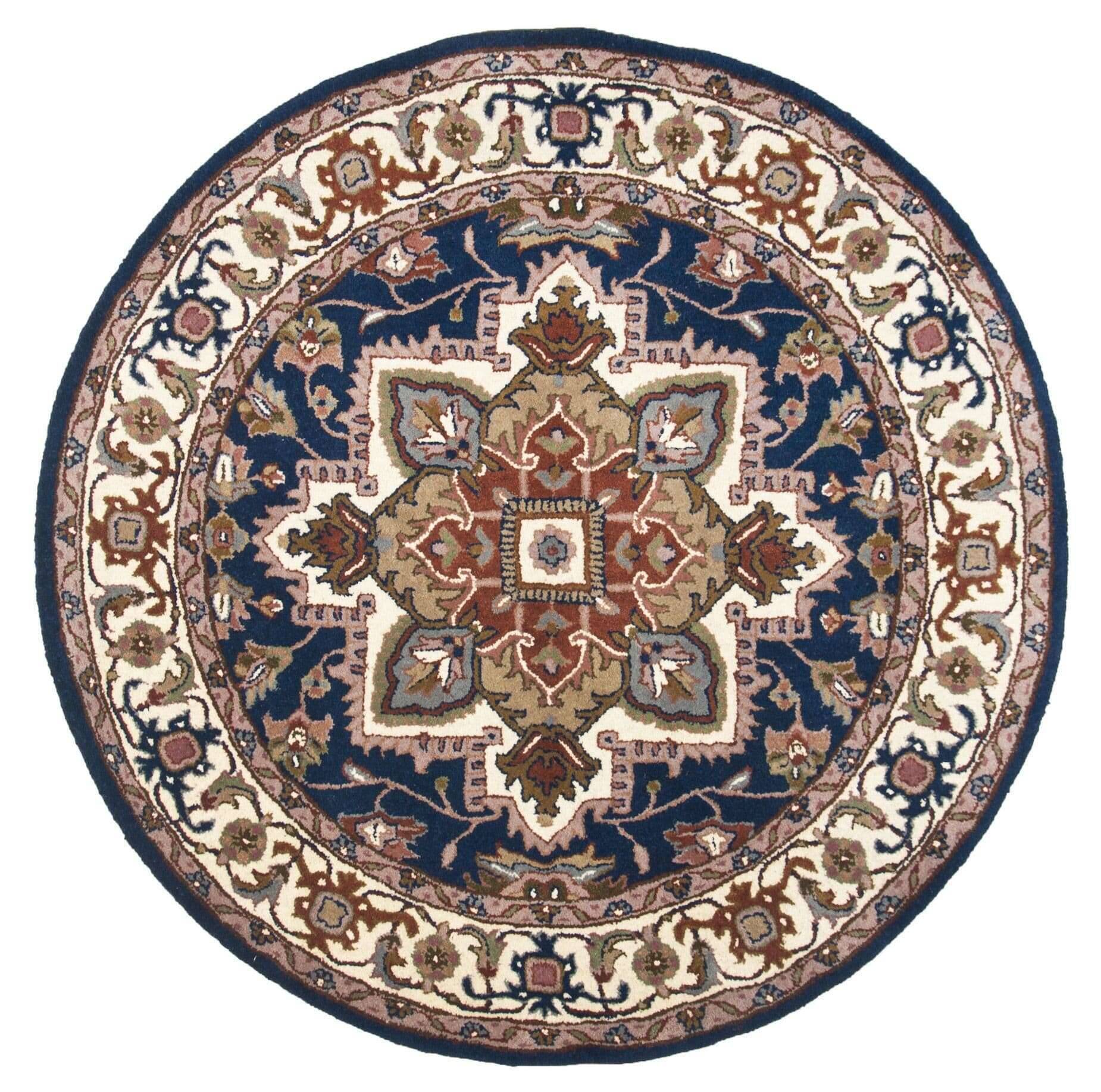 Royal_heriz_blaucreme_300431_1HYAyZRb6RTokl 150 cm rund