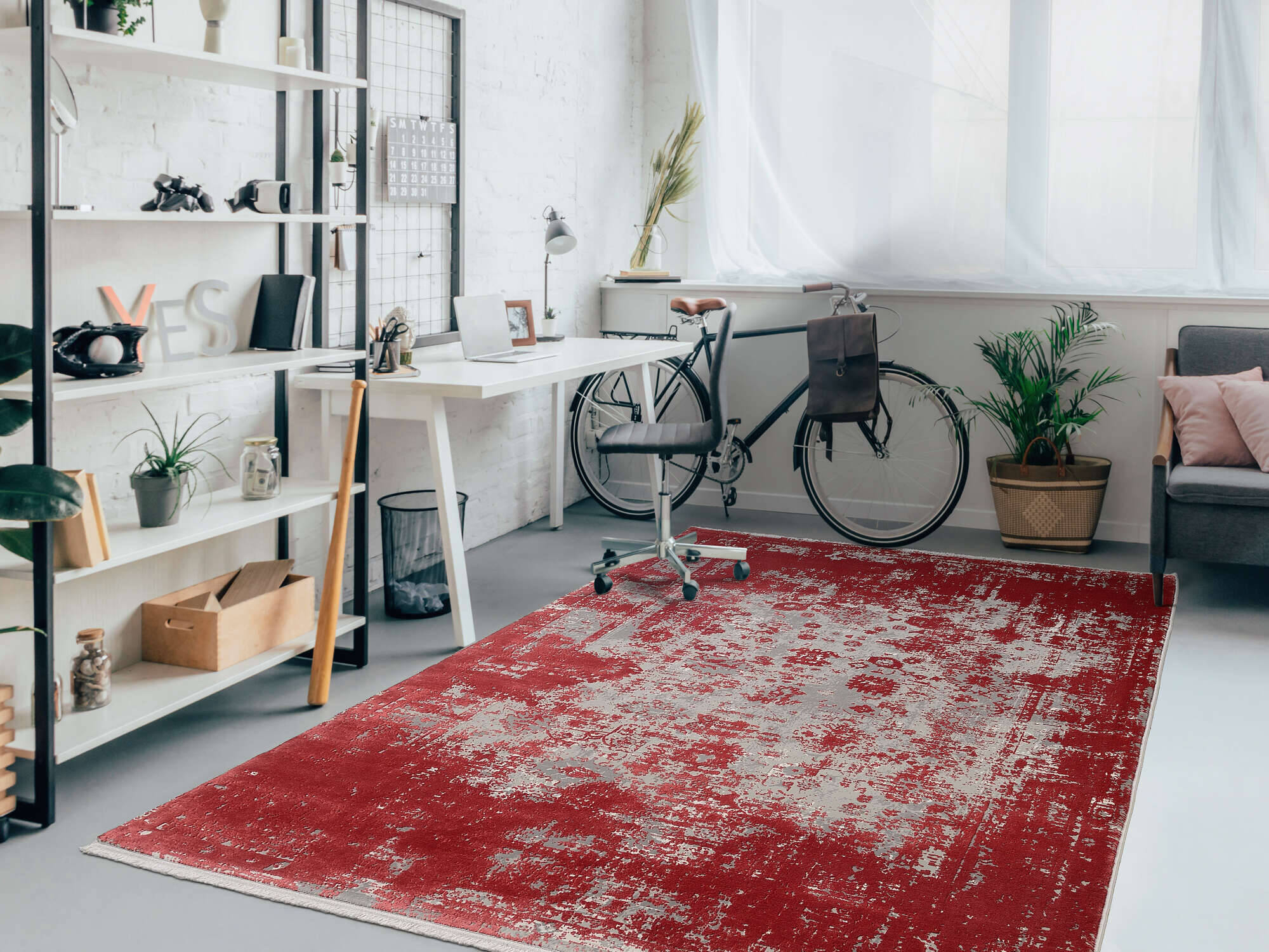 COL05-421-1 Teppich Glamour WK Wohnen Design Vintage Teppich