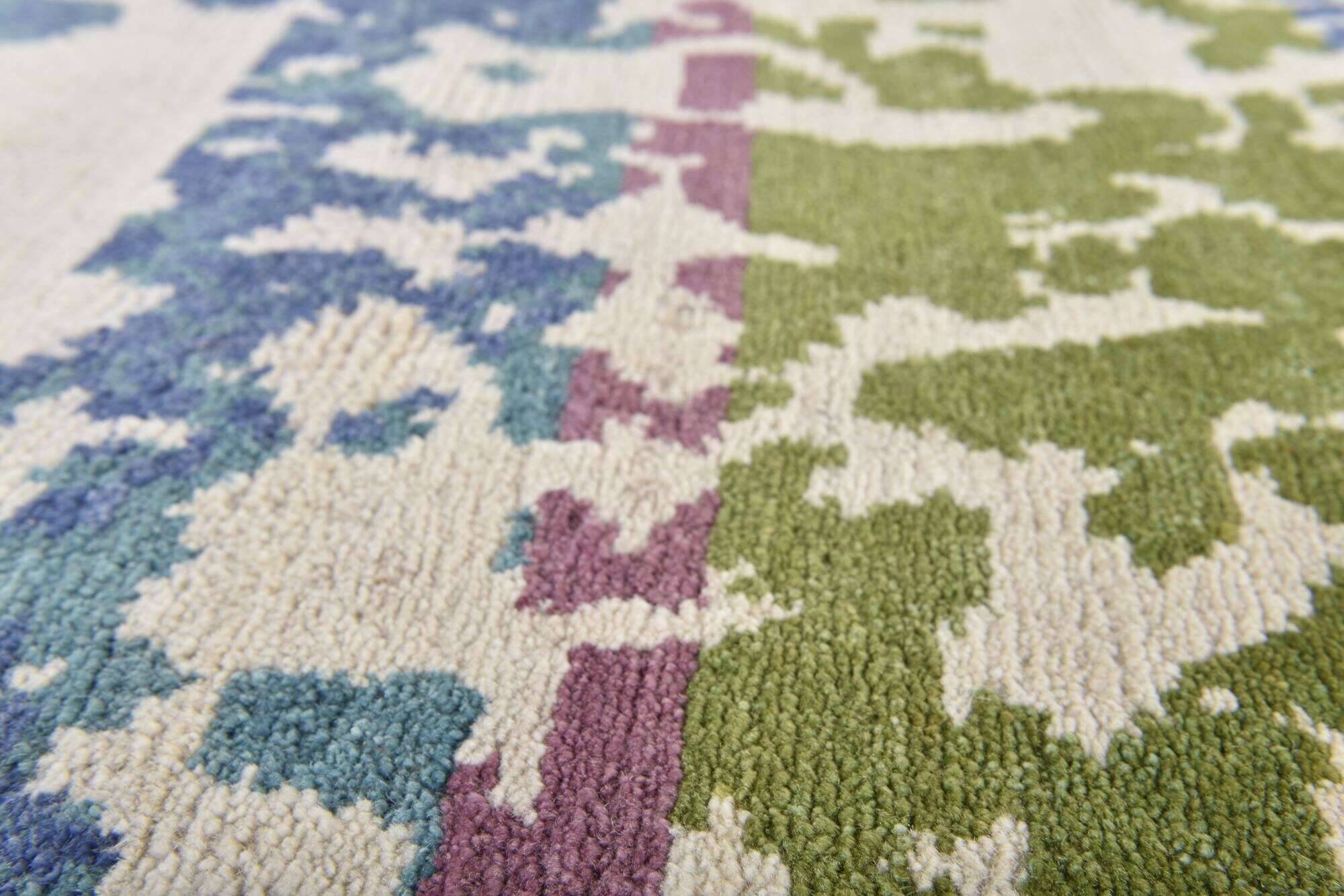 sangri_rs599_565bluecream_110791_3 Sangri Nepal Teppich reine Wolle Wunschmaß