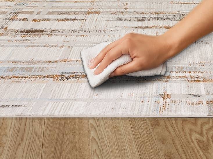 Vintageteppich Jules D.252 C. 043 Striche grau-beige Vintageteppich Jules D.252 C. 043 Striche grau-beige