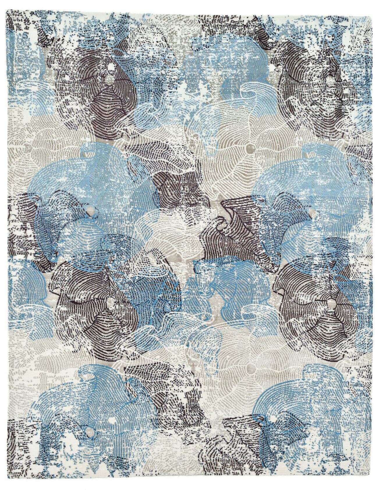 Nepal Teppich Jabu Silk 60 Wolle Seide Design Teppich 245x302cm