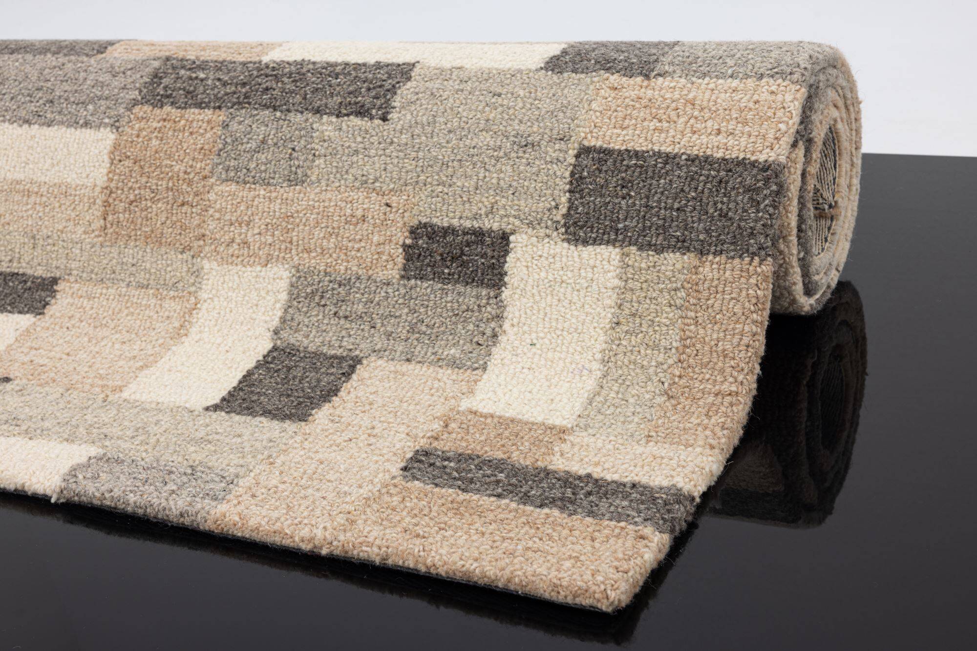 Natur Pur Teppich "Natur Loop" Design 526 beige-multi