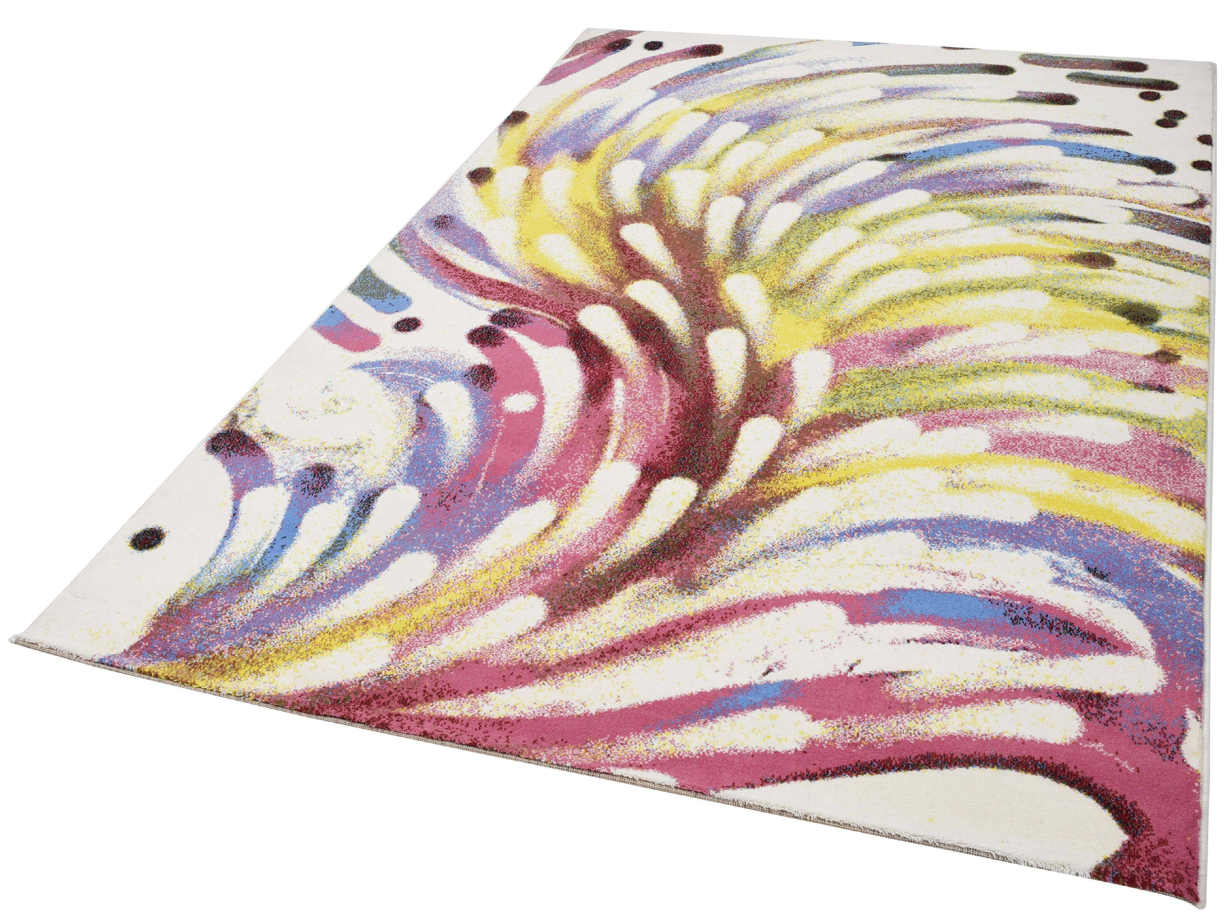 GALERIE_619_800MULTICOLOR_415572_2R Design Teppich Galerie 619 Schurwolle Teppich Natur