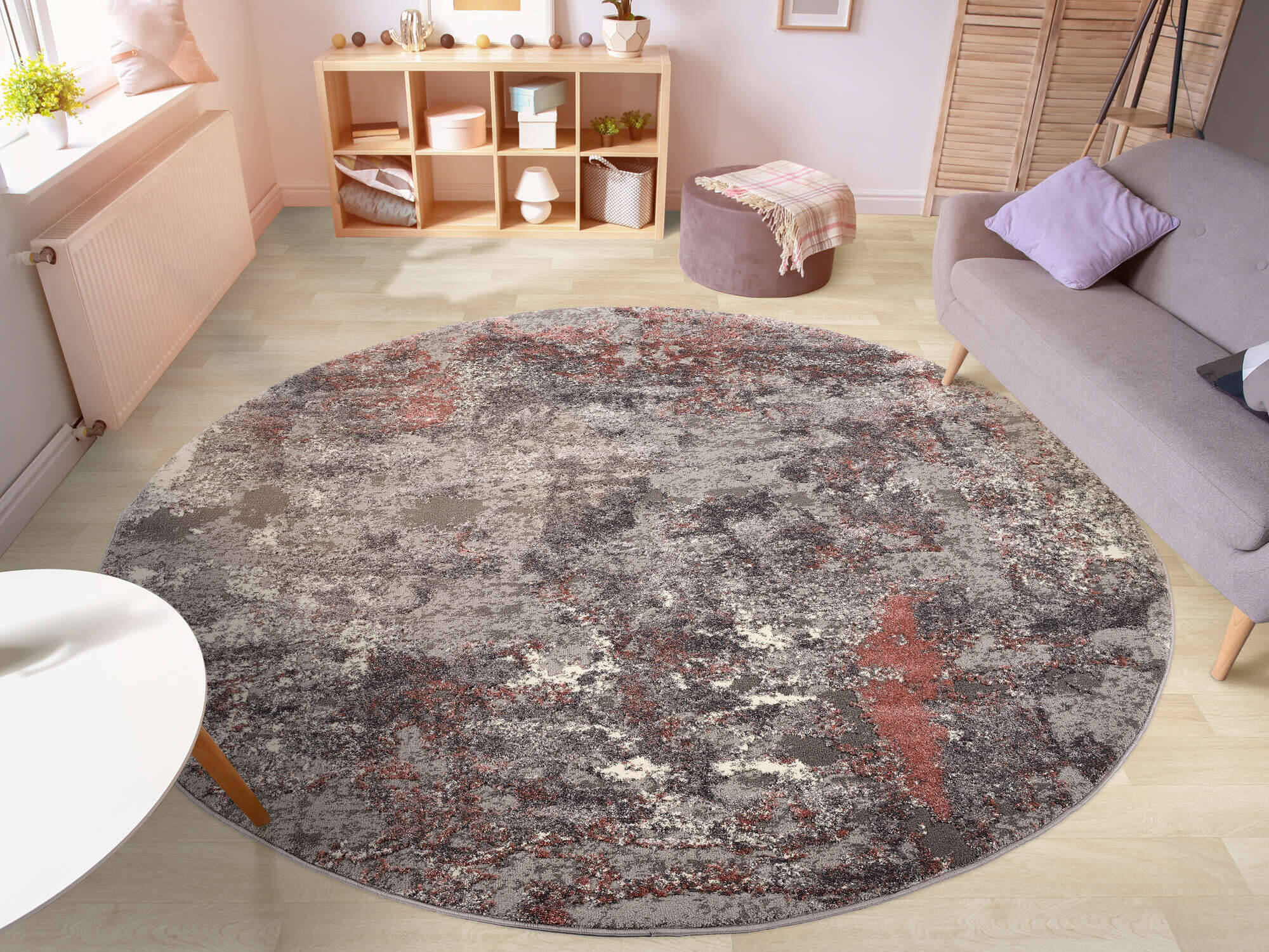 JUW01-674-21 Juwel Liray OCI Teppich in rund Modern Vintage Teppich