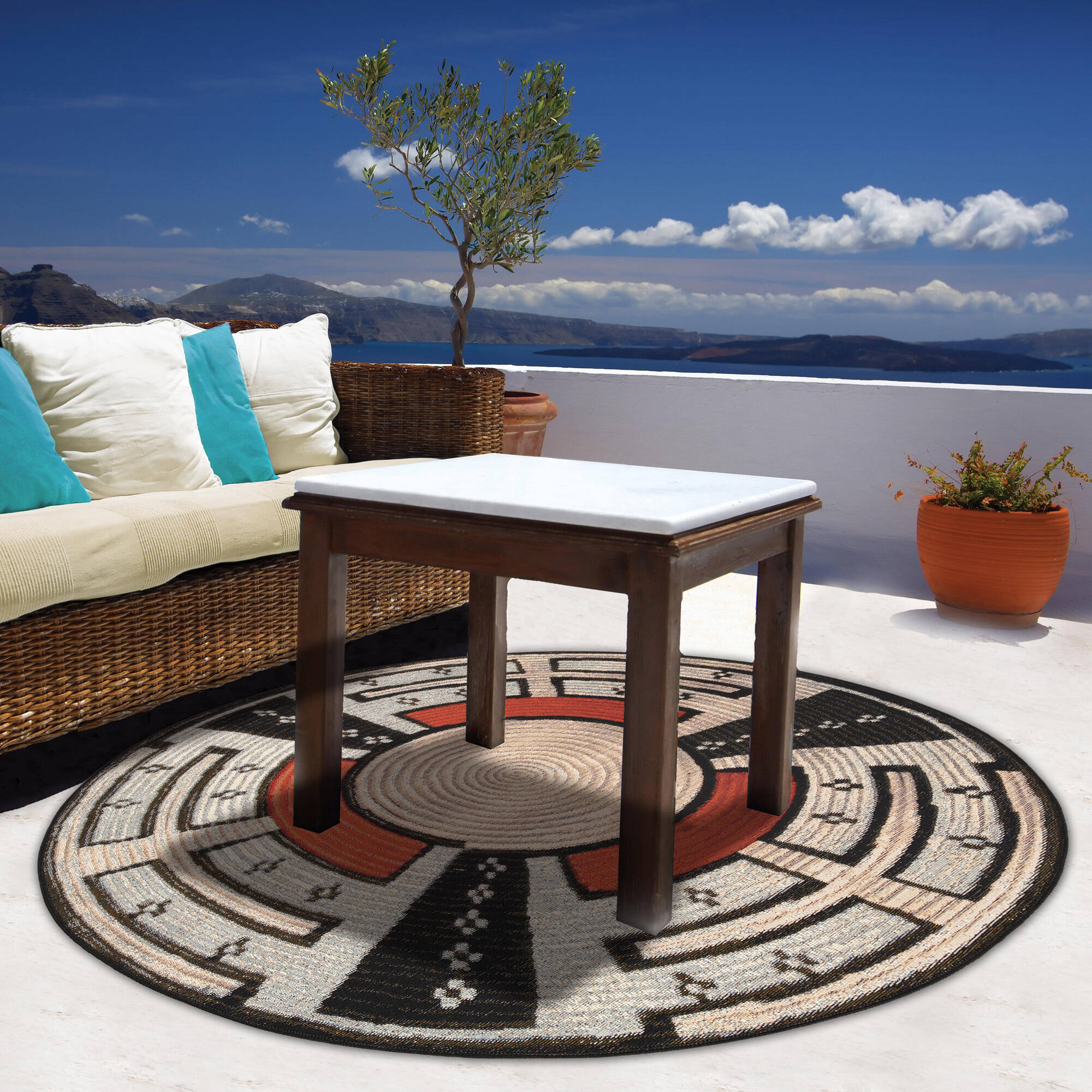 Flachgewebe Aurora GF-044 In- und Outdoor Teppich Flachgewebe Aurora GF-044 In- und Outdoor Teppich