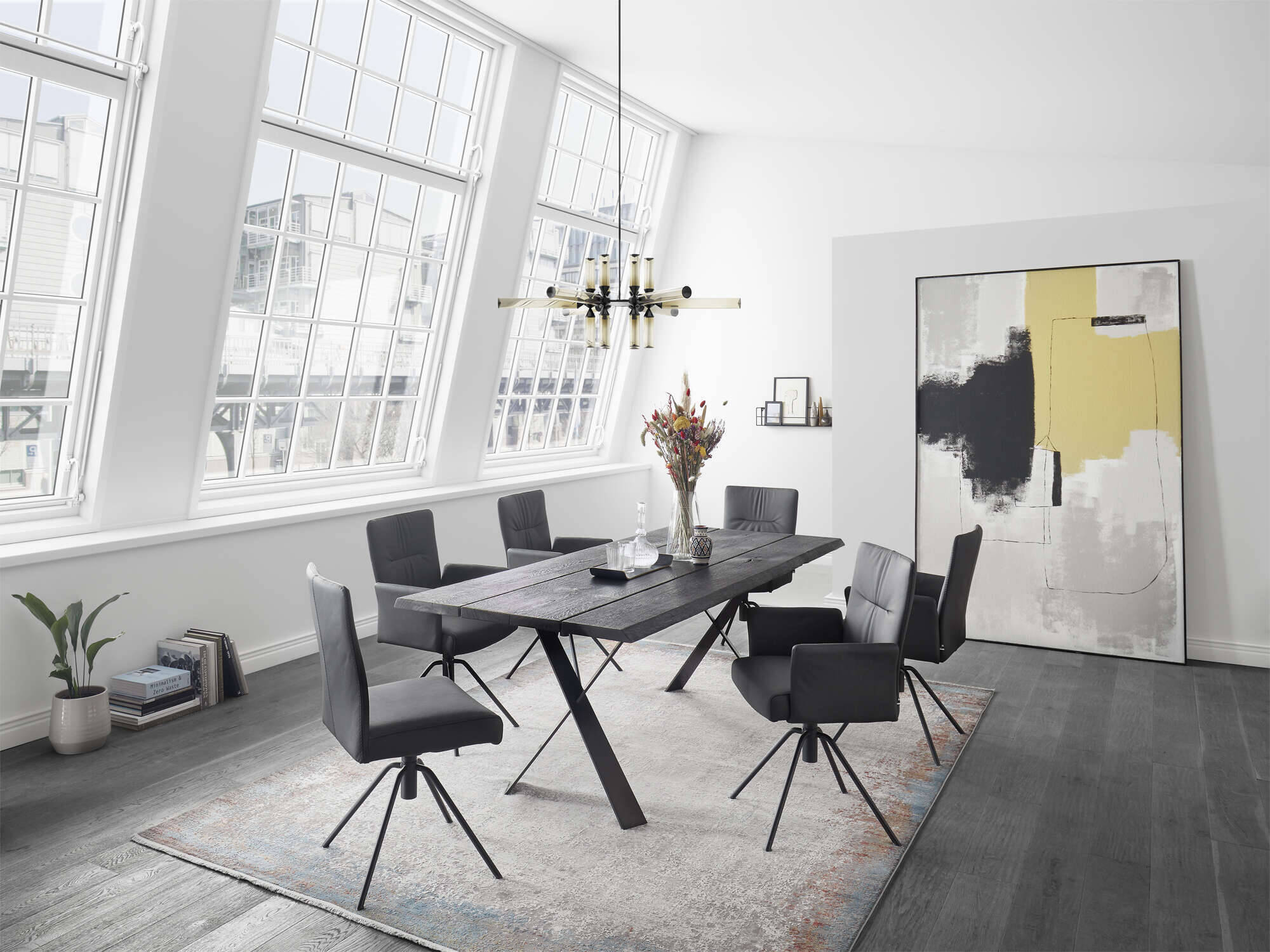 BES01-598-1 Teppich BORDER WK Wohnen Vintage Design Teppich