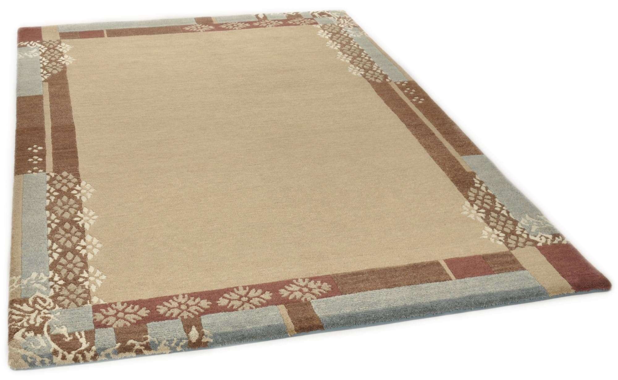 Nepalteppich Talonga-Silk ca. 160x230 cm Handgeknüpft