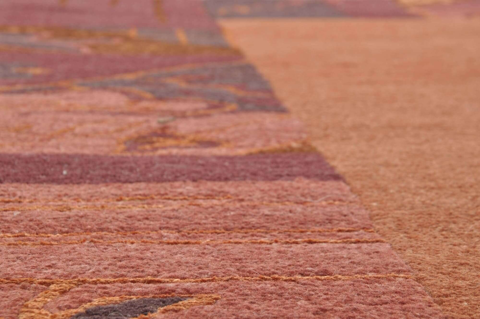 TalongaSilk_RSK569_210redmulti_415090_3 Handgeknüpfter Nepalteppich rot Talonga-Silk im Wunschmaß