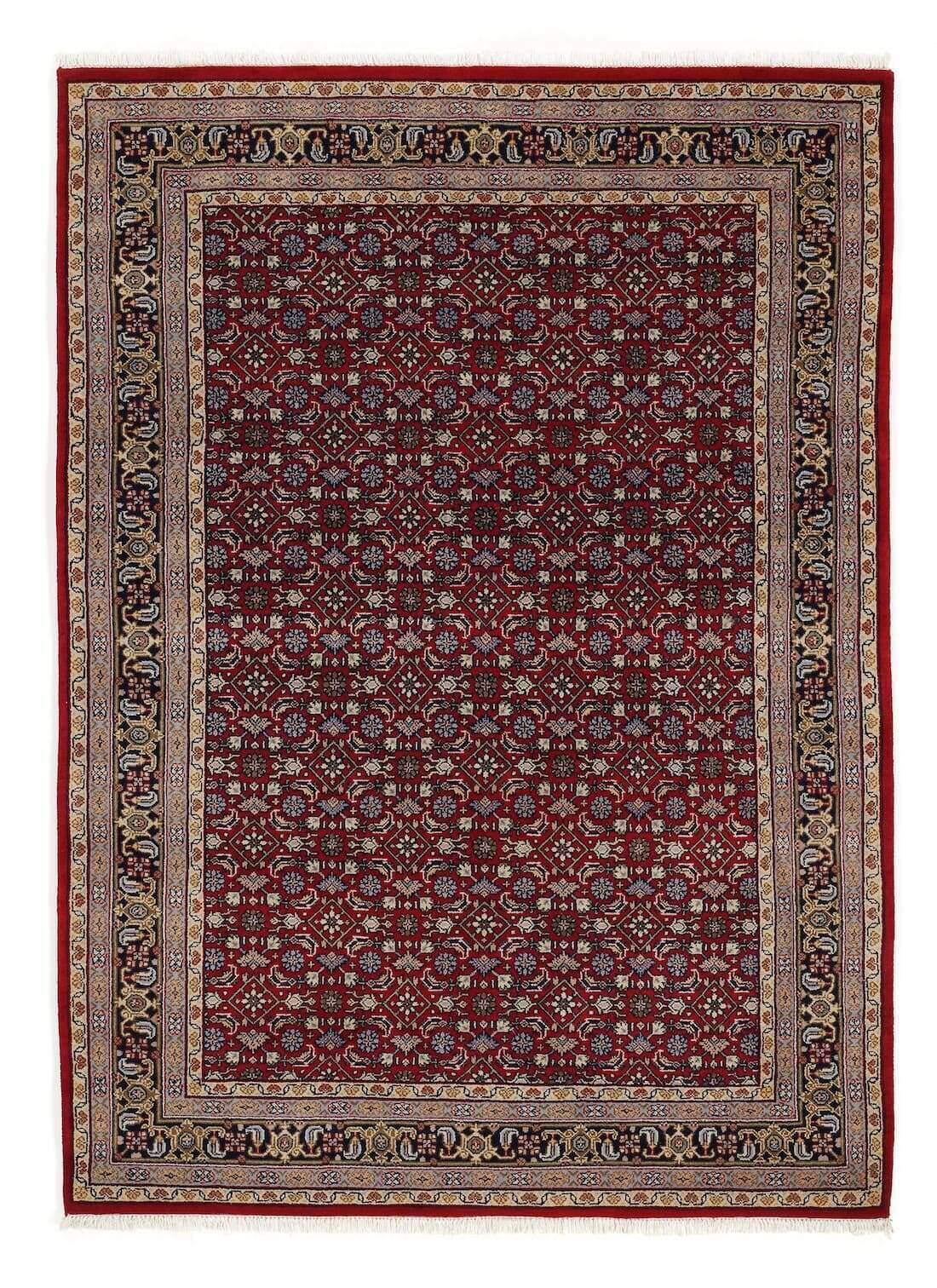 HIM03-915-2 Orientteppich Handgeknüpft Himla Herati Teppich Natur Schurwolle