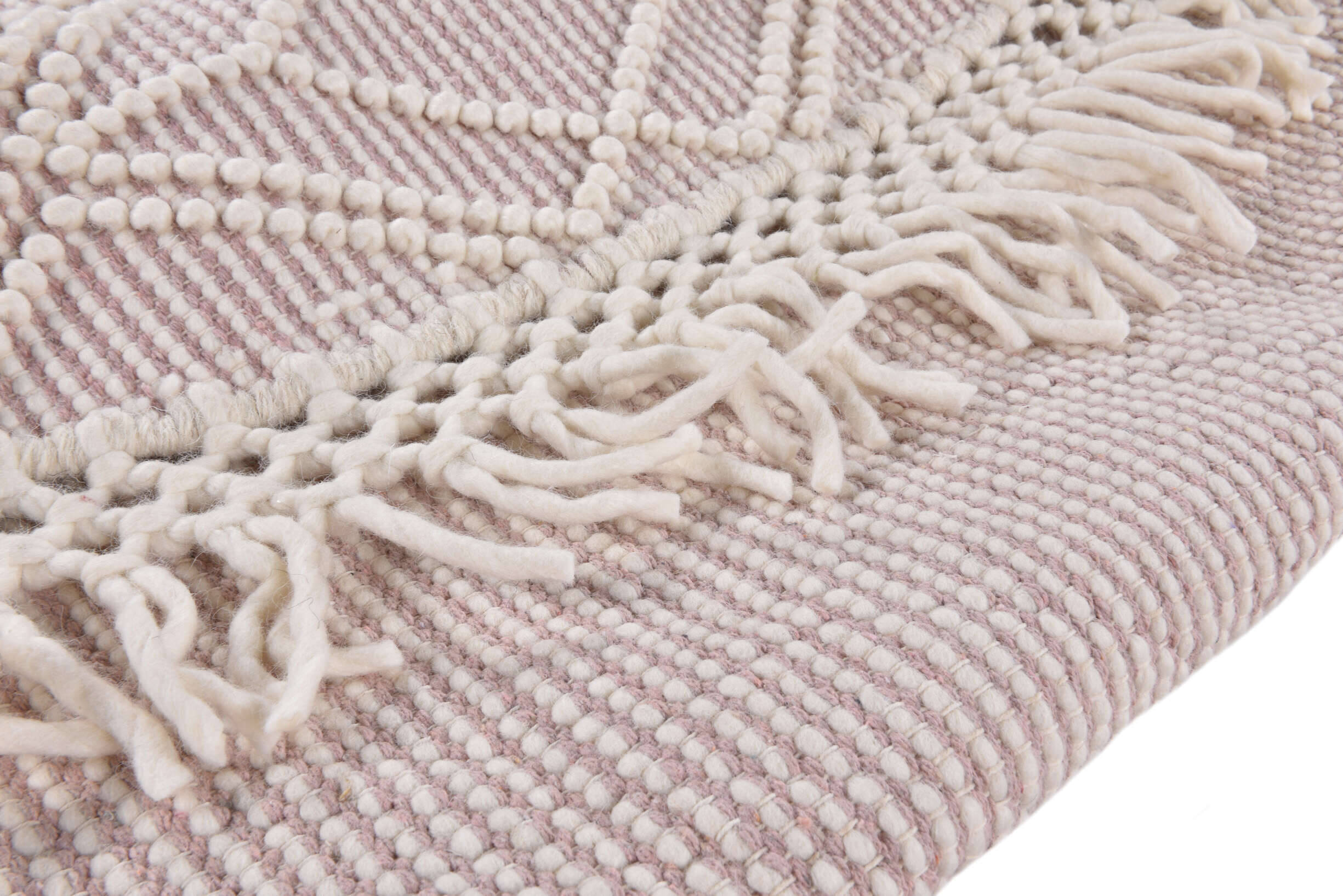 Tom Tailor Colored Macrame three Teppich Wolle Naturteppiche