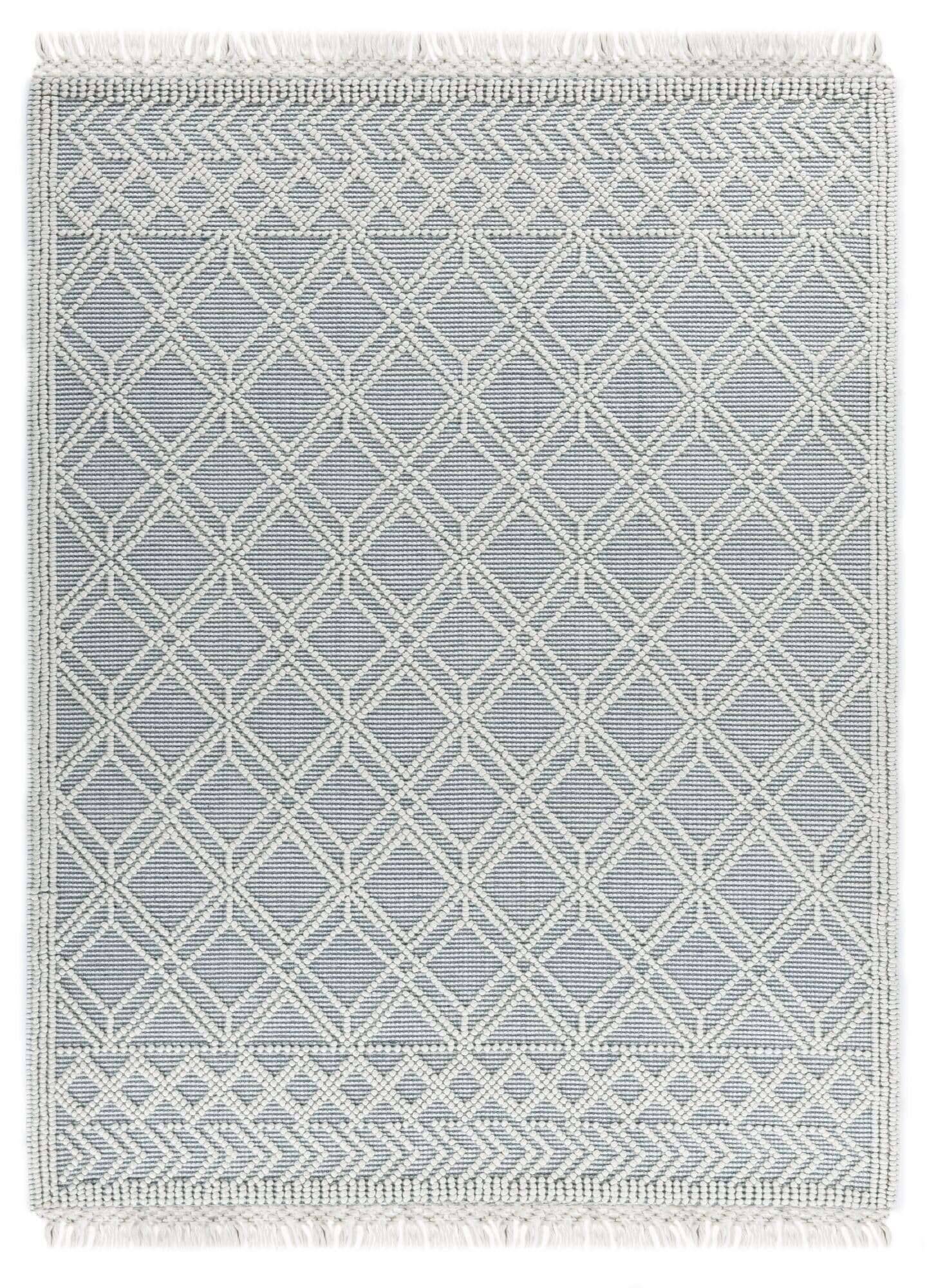 Macrame_four_700blue_426441_1 Tom Tailor Colored Macrame Four Teppich Wollteppich Natur