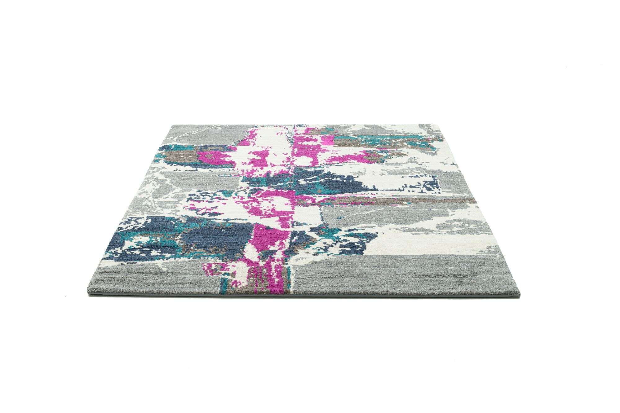 Handgeknüpfter Teppich Sangri Nepal Design C4332 Wunschmaß