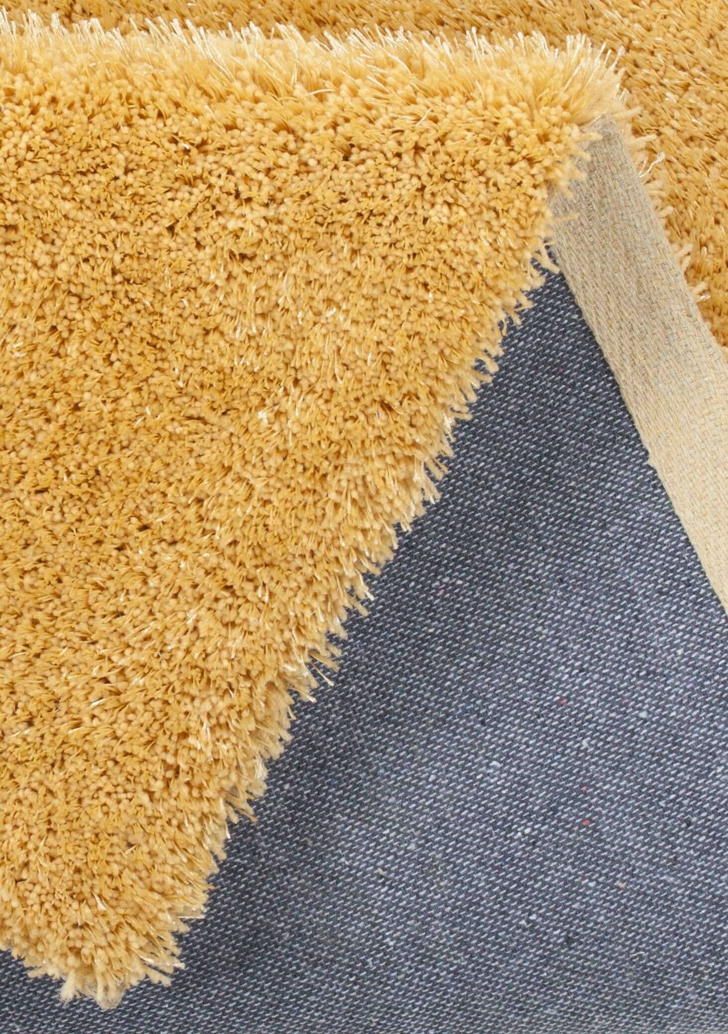 Alessia_Uni_870gold_408069_9 Teppich uni Alessia Shaggy Kuschelteppich