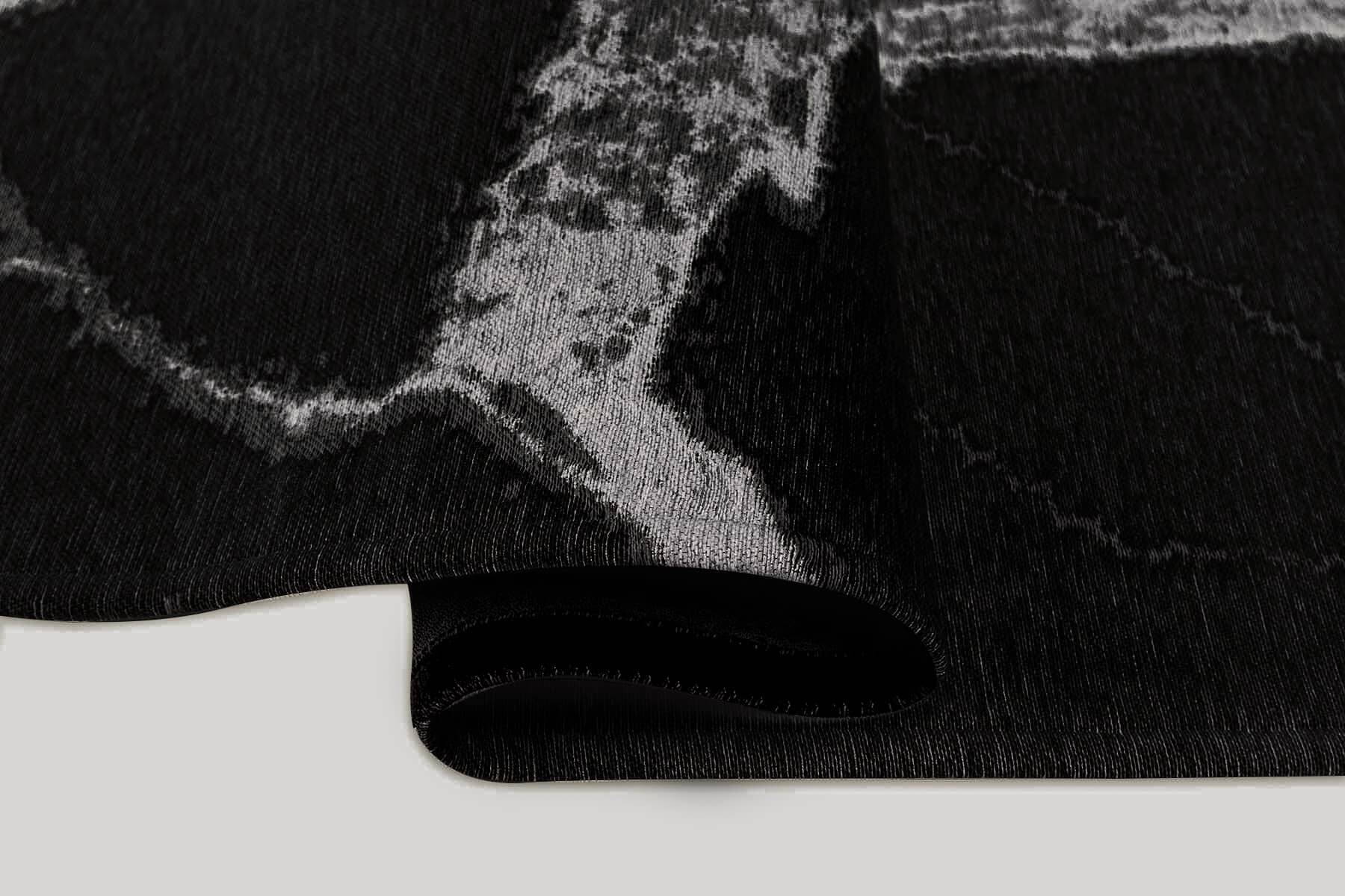 Moderner Teppich STATUARIO BLACK - Waschbarer Teppich Moderner Teppich STATUARIO BLACK - Waschbarer Teppich