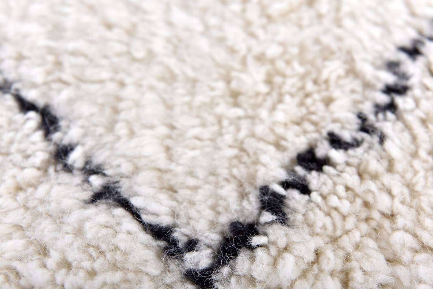 BenniUrein_2003_997Blanc_426567_3 Teppich Boho Beni Ourain 200x200cm Schafwolle