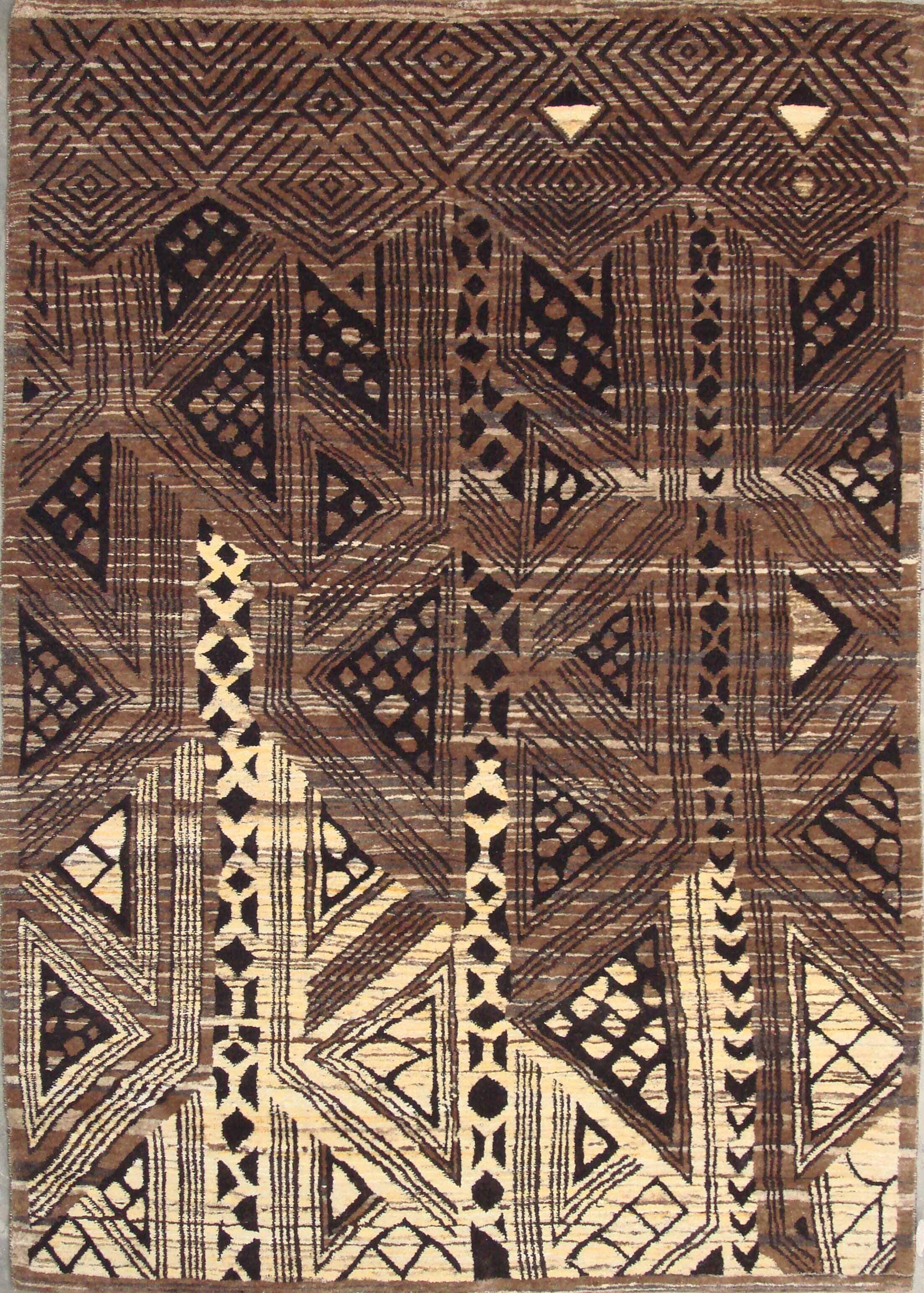 Wunschmaß Teppich Lomato-6 Handgeknüpft Designteppich Wunschmaß Teppich Lomato-6 Handgeknüpft Designteppich