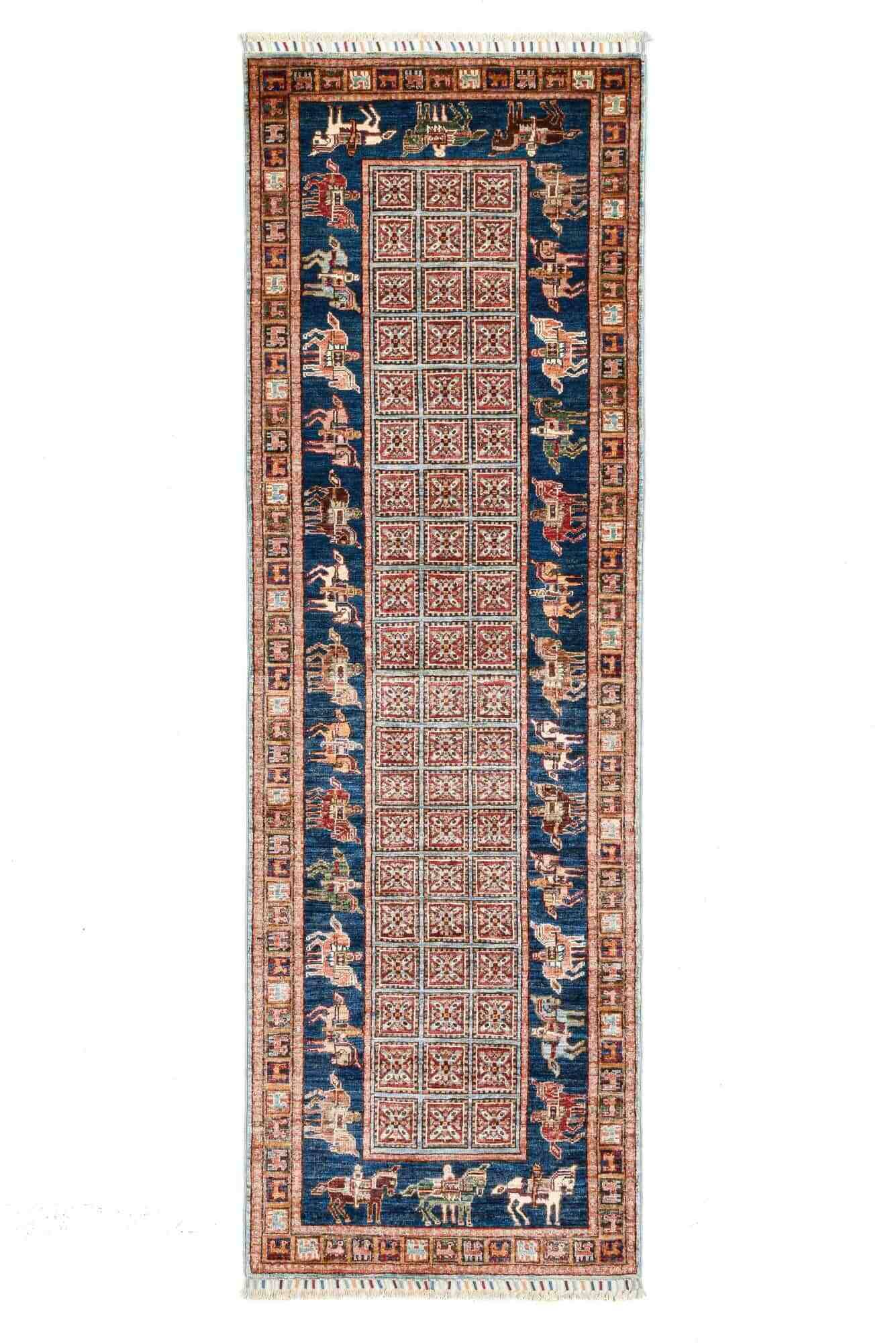 Kandashah Ziegler Handgeknüpft Schurwolle ca.082x250cm Läufer Kandashah Ziegler Handgeknüpft Schurwolle ca.082x250cm Läufer
