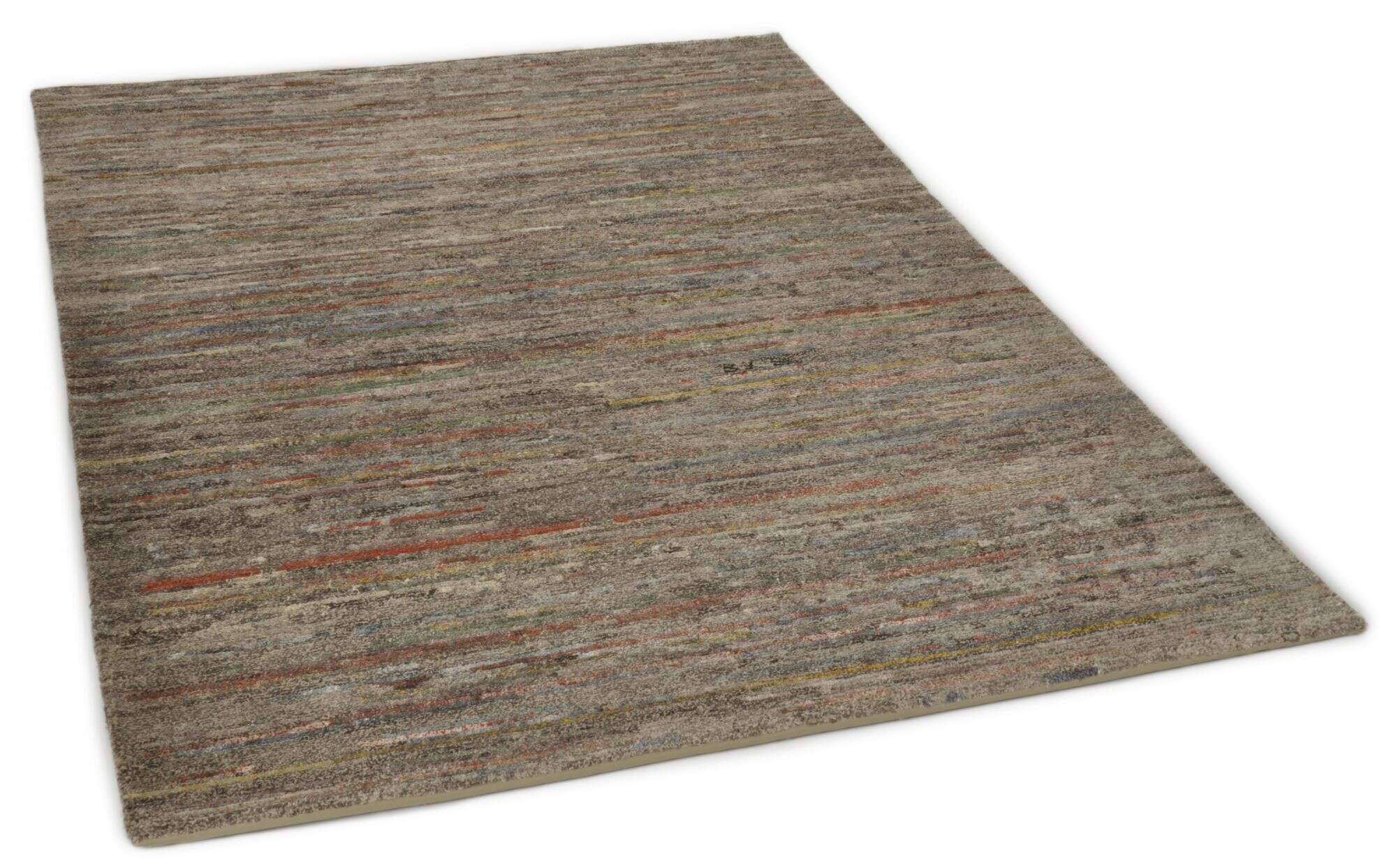 morsum_uni_654greymulti_430912_2 Fangri Nepal Teppich RS621 Handgeknüpft Wolle