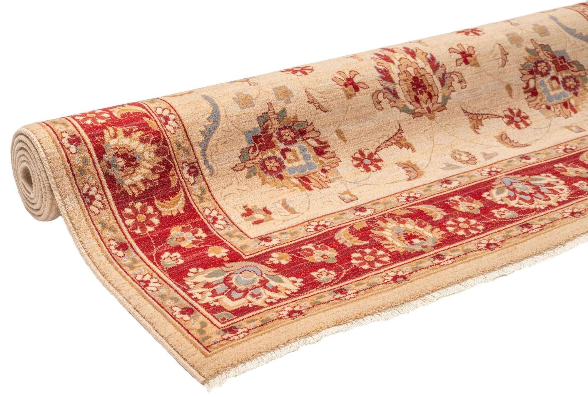 Saharna_2444_205redmulti_422774_11 Teppich Saharna 2444 Webteppich aus reiner Wolle