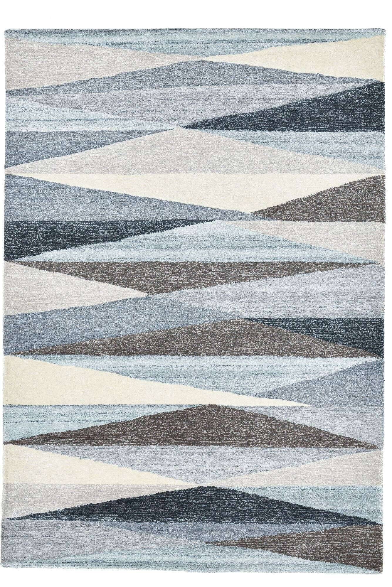 bloom_zo-3200-19_653greymulti_416682_1 Teppich Modern Handtuft 160x230 cm Wolle und Viskose Wohnteppiche