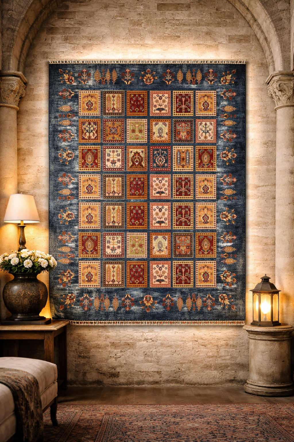 Garden Orientteppich Handgeknüpft 173x251 cm Schurwolle